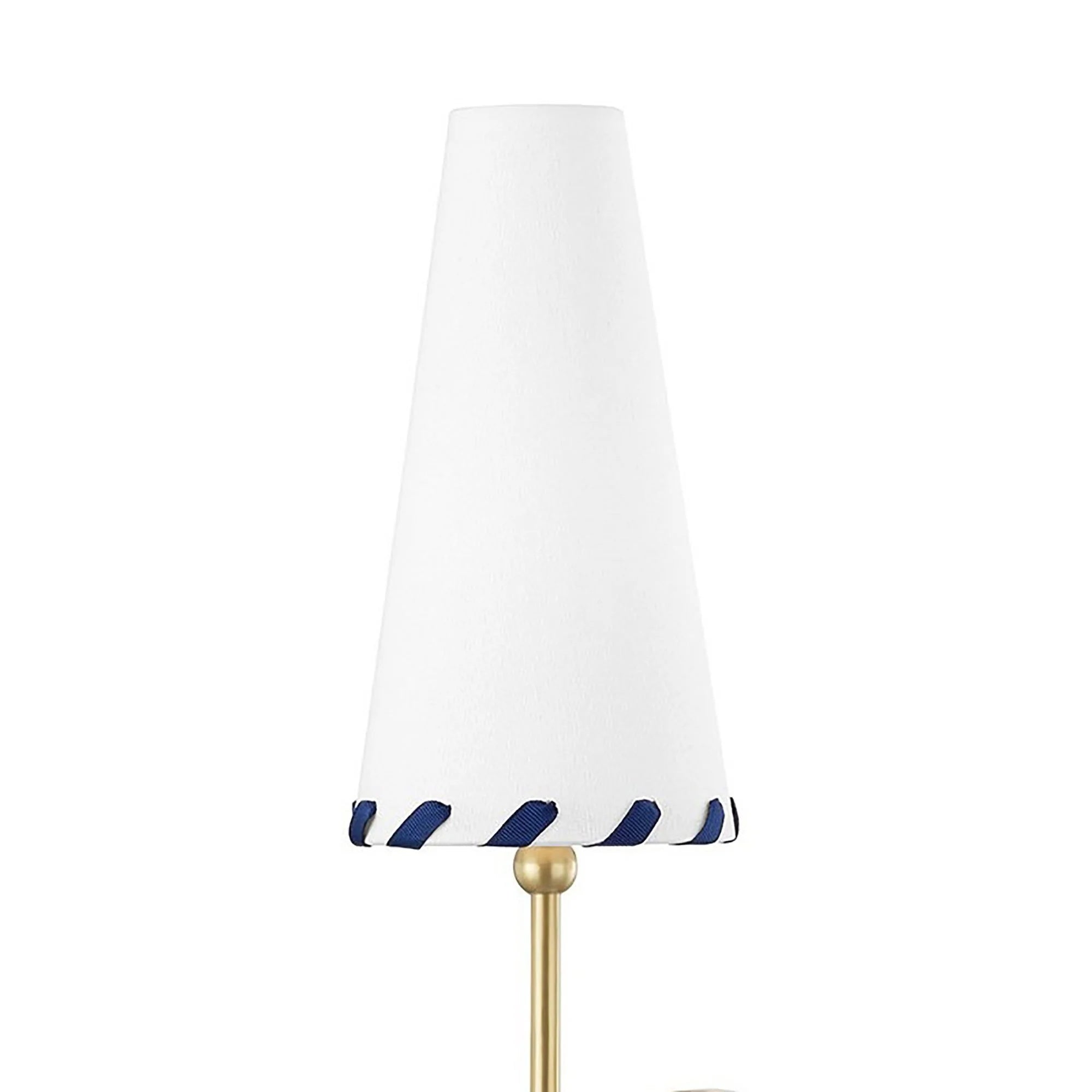 Haven Vintage Mid-Century Messing-Stoff-Kronleuchter-Letslighting