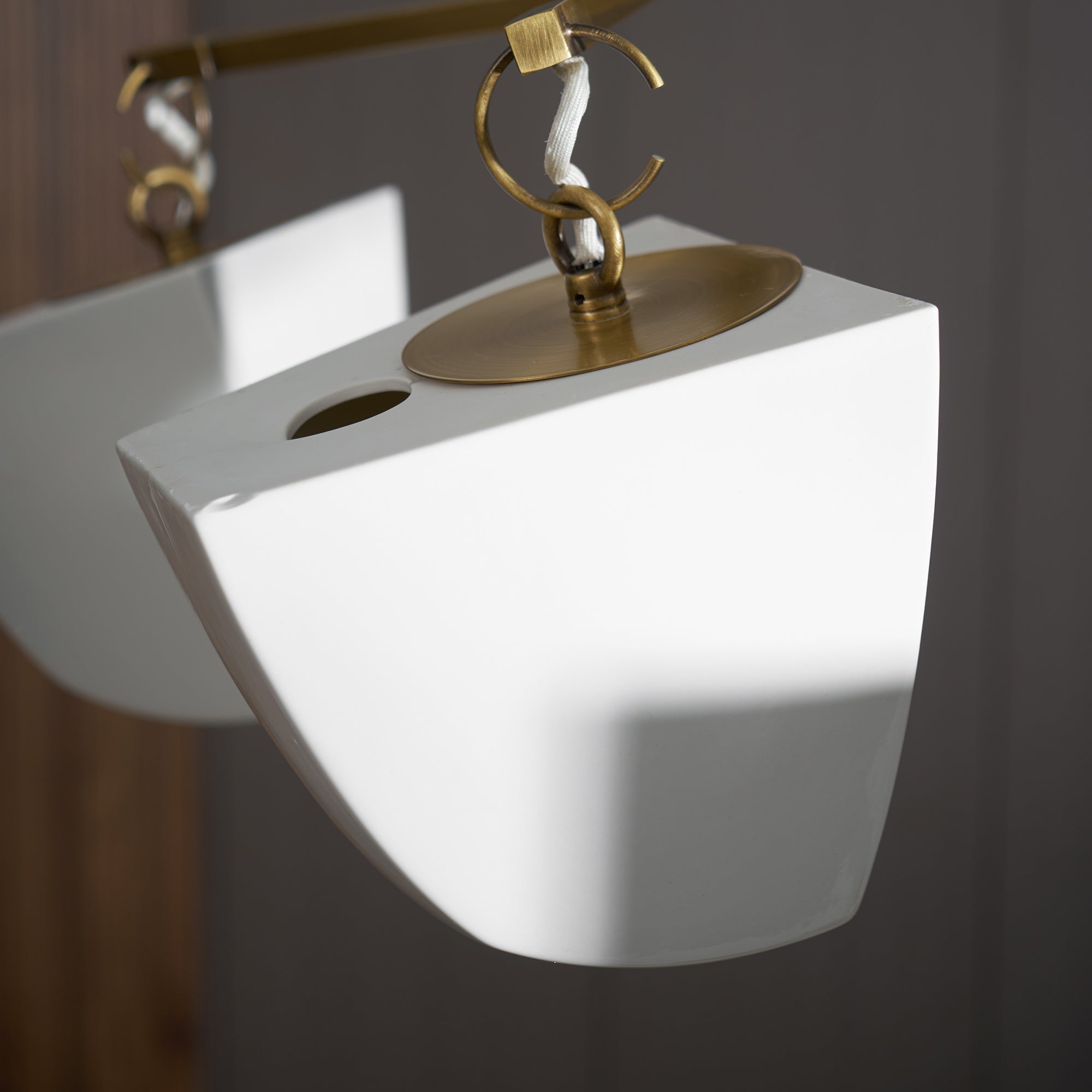 Iris Moderner Kronleuchter aus Messingkeramik-Letslighting