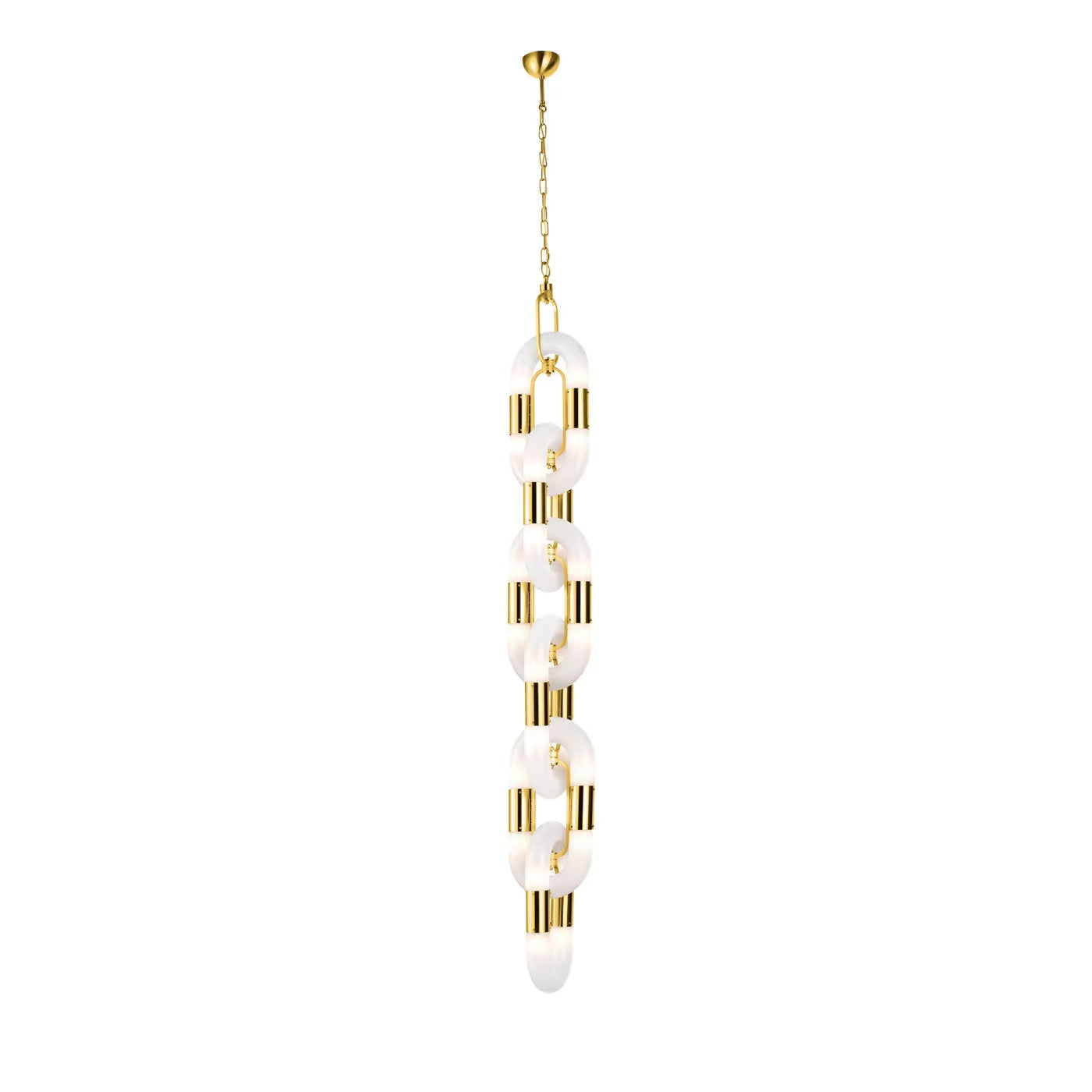 Flamara Moderne Pendelleuchte Edelstahl Kettendesign-Letslighting