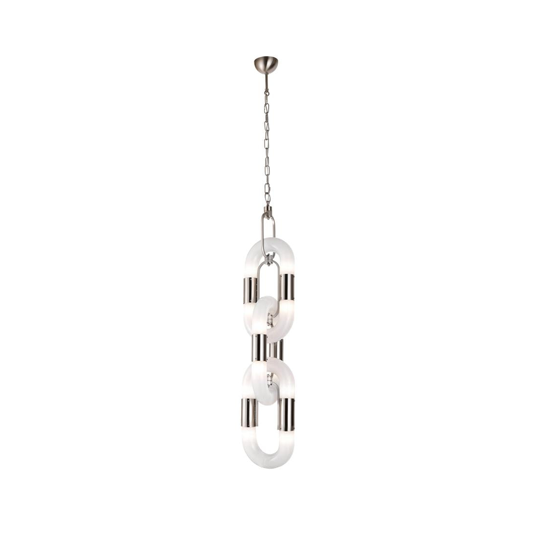 Flamara Moderne Pendelleuchte Edelstahl Kettendesign-Letslighting