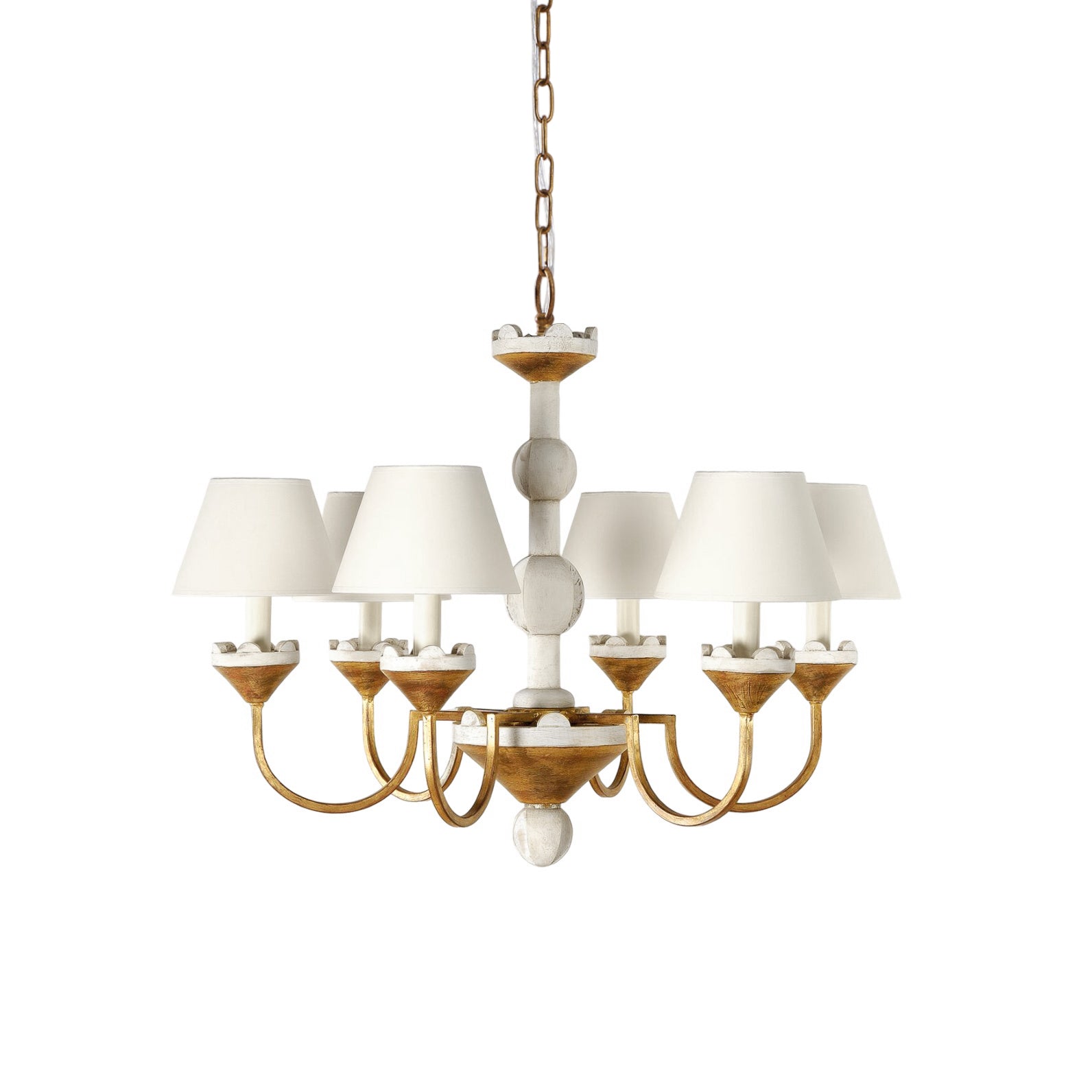 Quest Eleganter Vintage-Stoff-Kronleuchter-Letslighting
