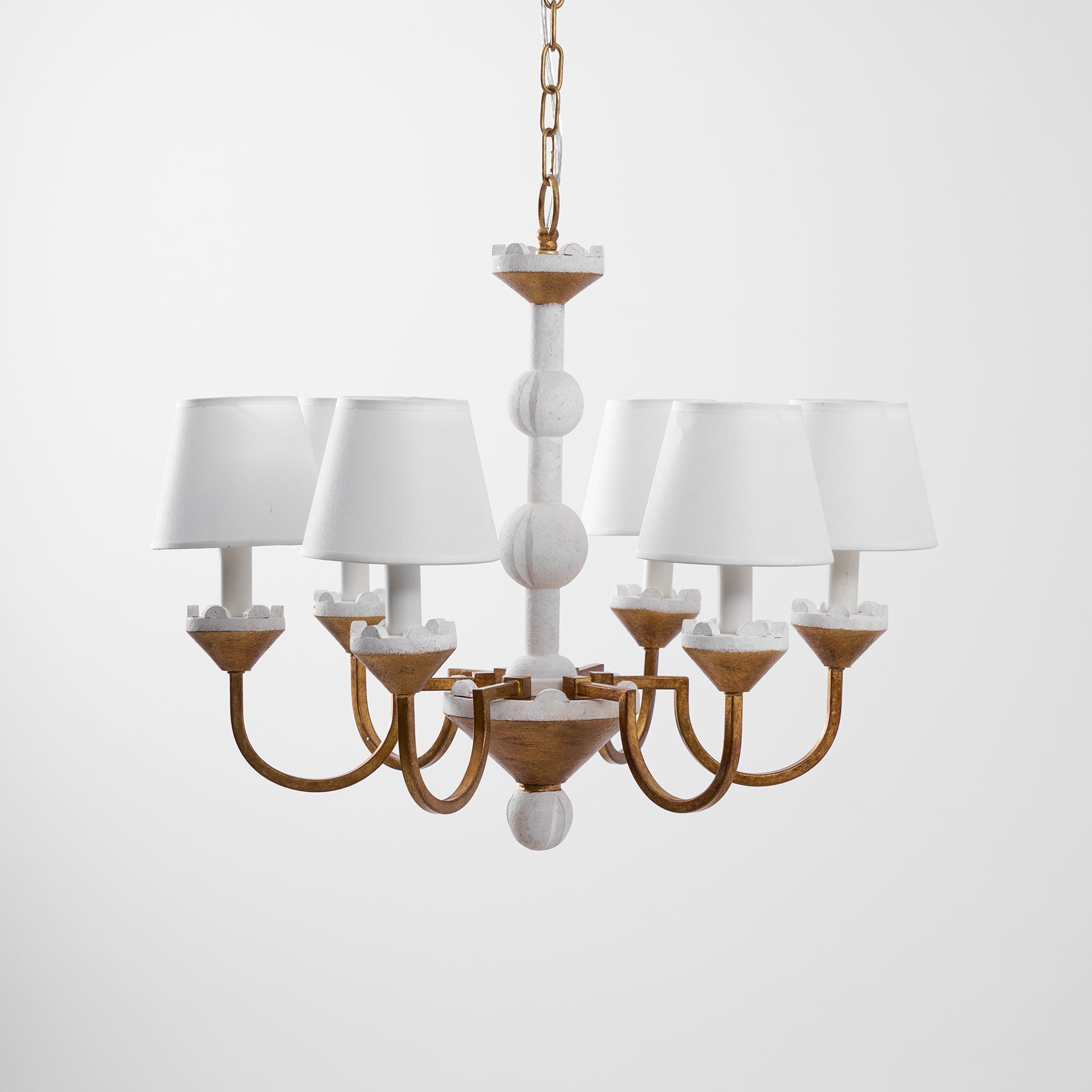 Quest Eleganter Vintage-Stoff-Kronleuchter-Letslighting
