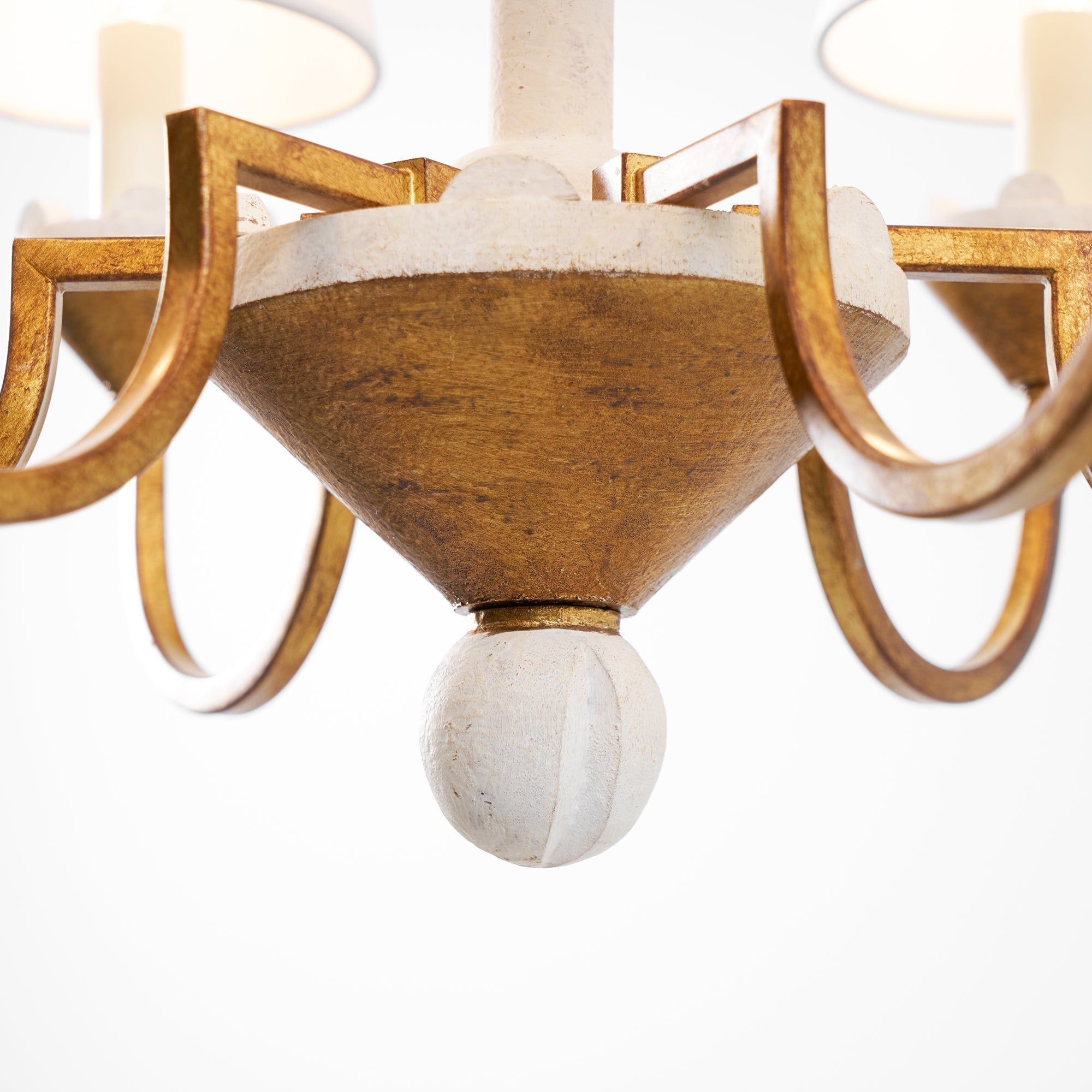 Quest Eleganter Vintage-Stoff-Kronleuchter-Letslighting