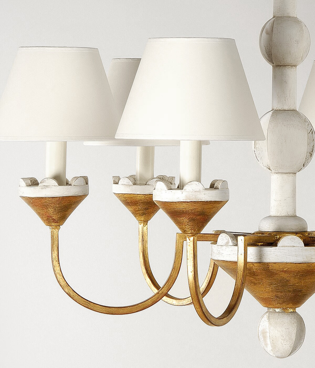 Quest Eleganter Vintage-Stoff-Kronleuchter-Letslighting