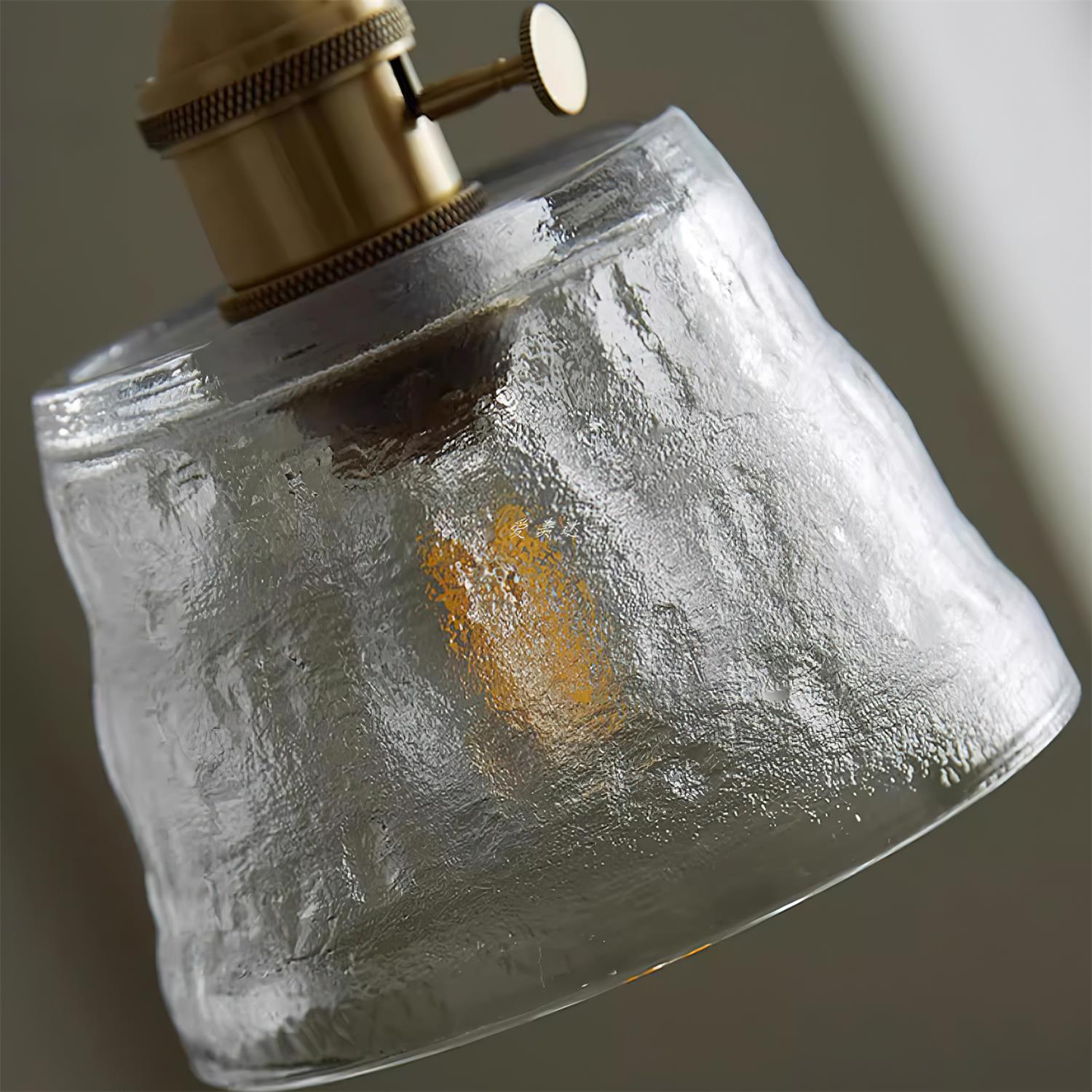 Tatum Messing Glas Vintage Pendelleuchte-Letslighting