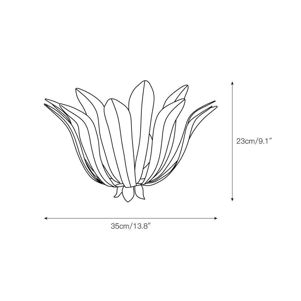 Basis Messing Individuelle Kreativität Wandleuchte-Letslighting