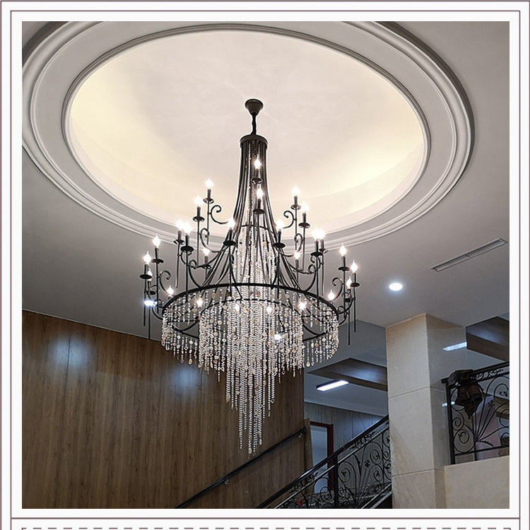 Trove Postmodern Luxury Natural Metal Alabaster Chandelier - Letslighting