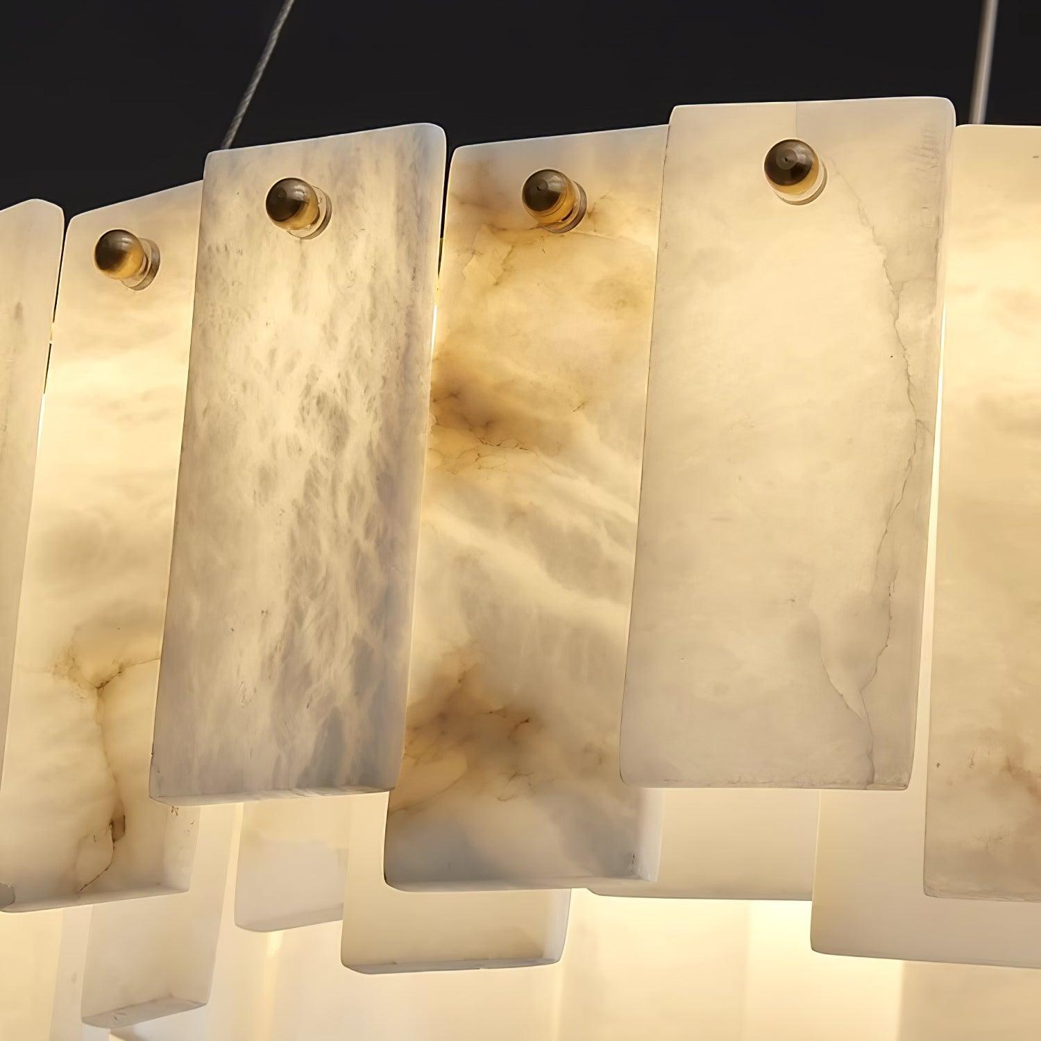 Vodore Alabaster Pendant Light Chandelier - Neutralighting