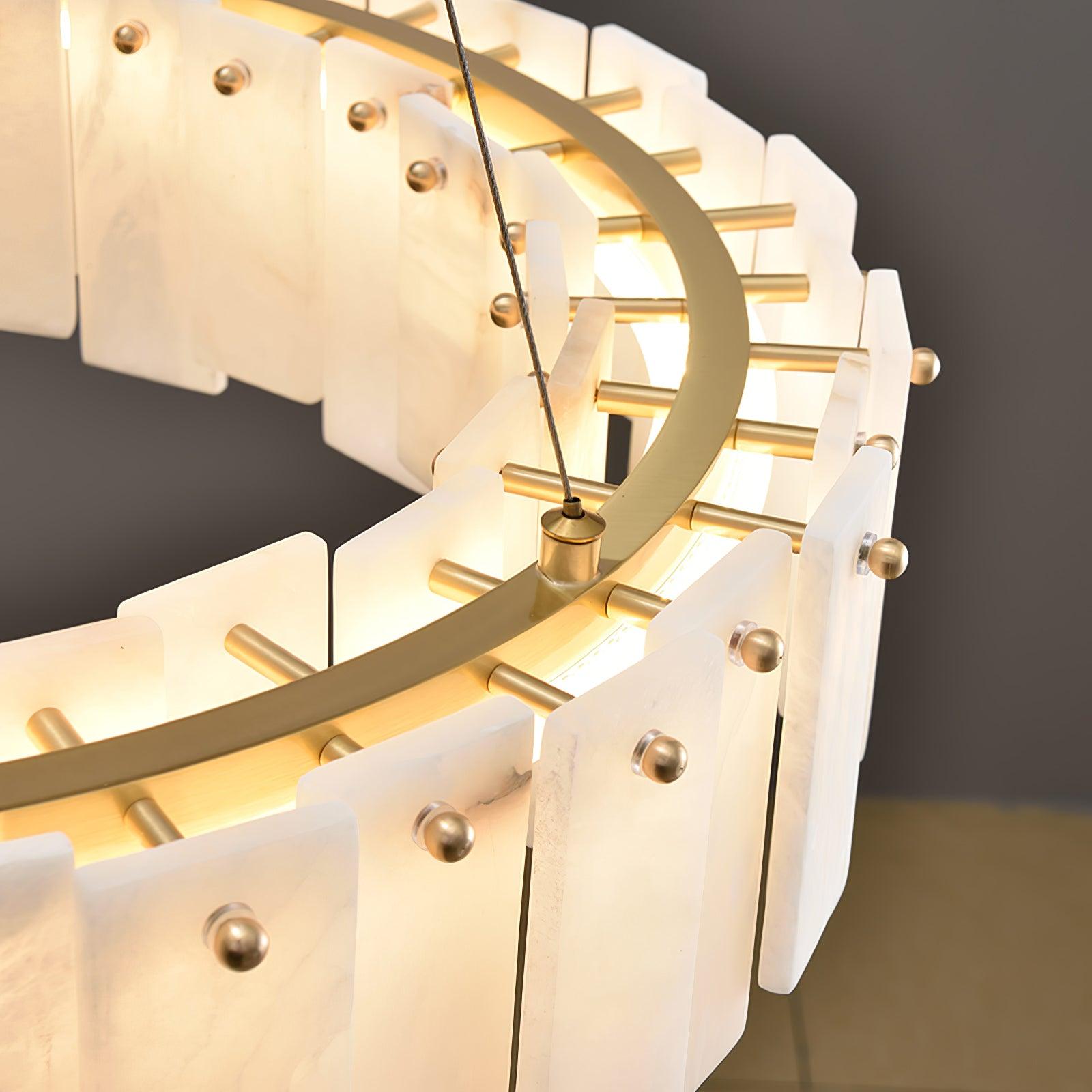 Vodore Alabaster Pendant Light Chandelier - Neutralighting