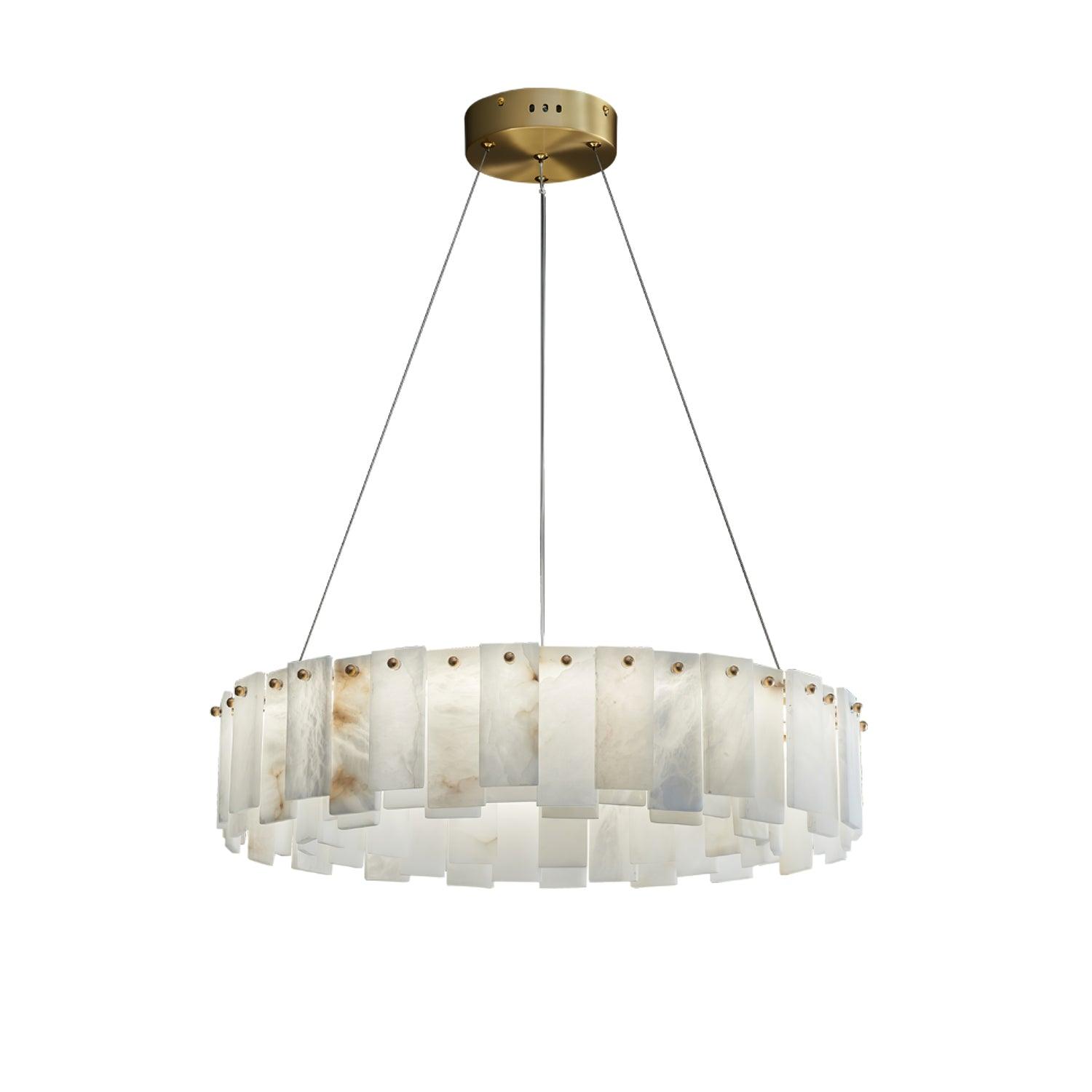 Vodore Alabaster Pendant Light Chandelier - Neutralighting