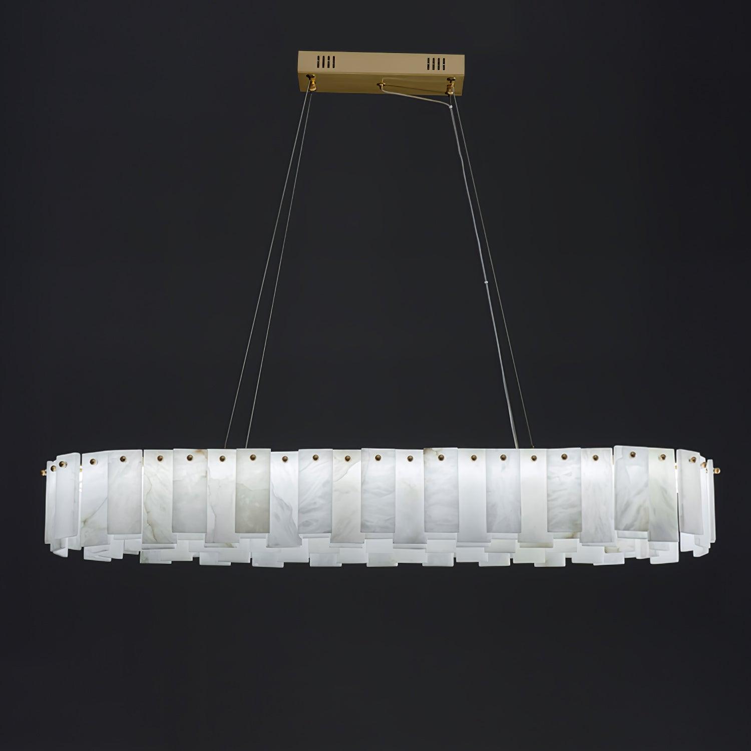 Vodore Alabaster Pendant Light Chandelier - Neutralighting