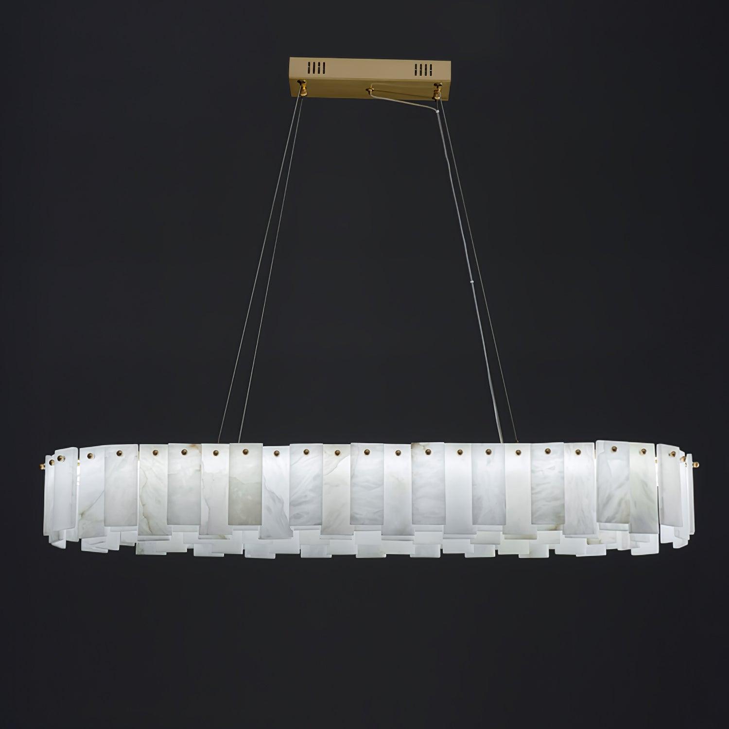Vodore Alabaster Pendant Light Chandelier - Neutralighting