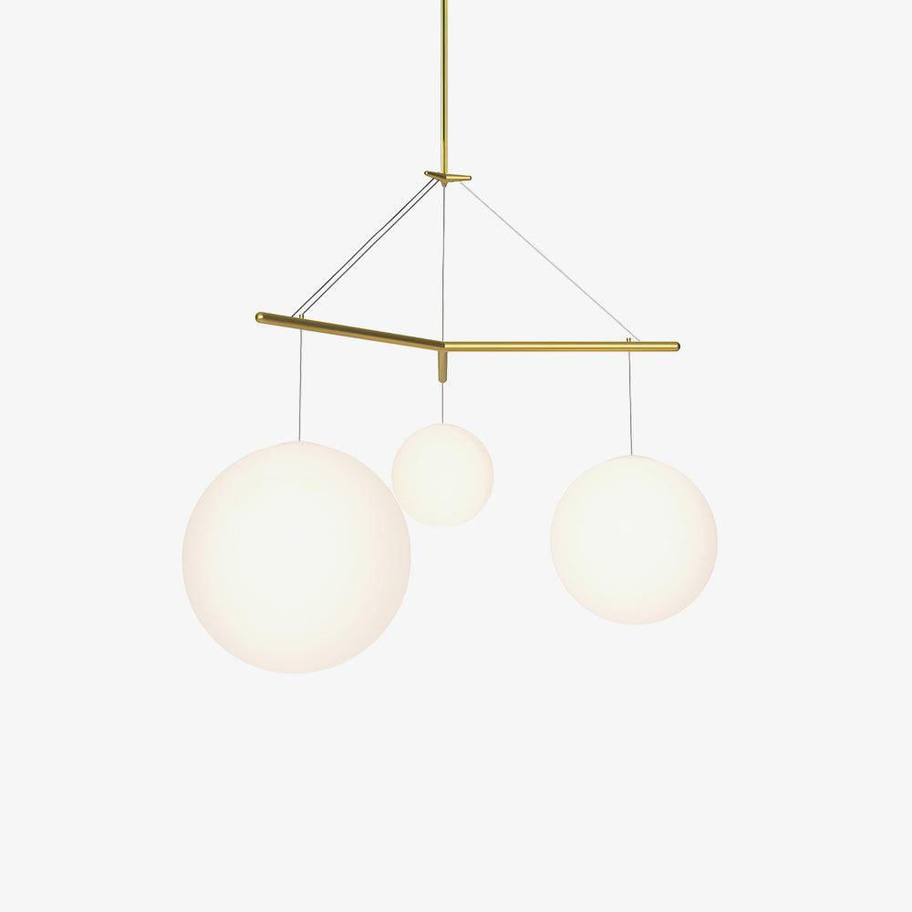 Triad Minimalistisch Glas Pendelleuchte-Letslighting