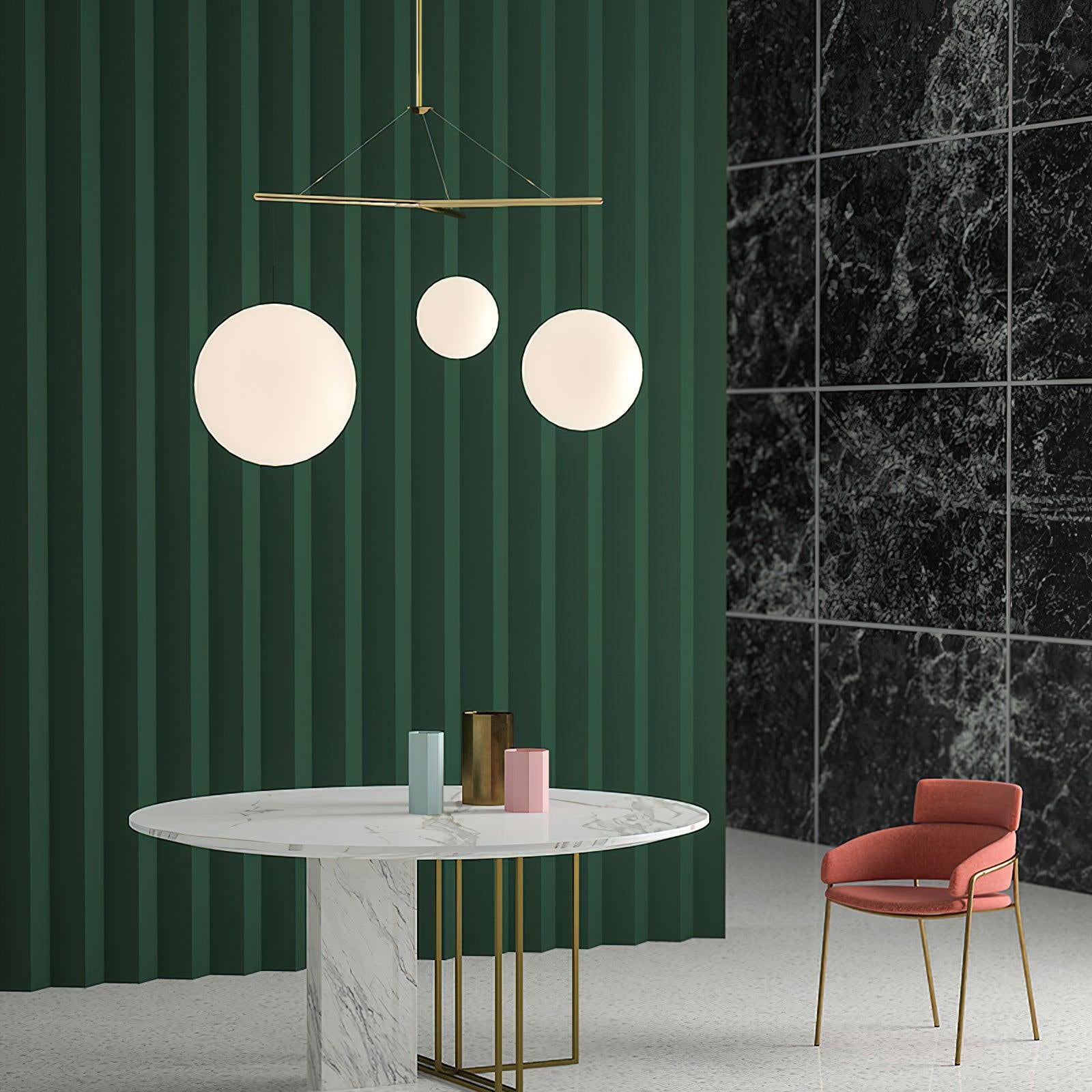 Triad Minimalistisch Glas Pendelleuchte-Letslighting