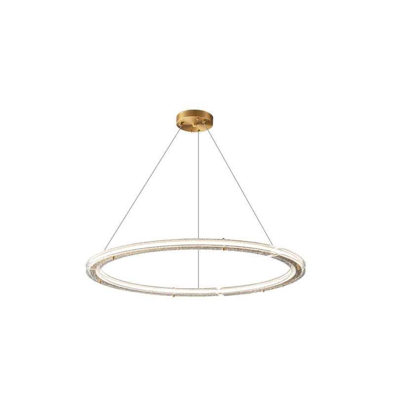 Lunara Dual-Ring Crystal Chandelier - Blowlighting