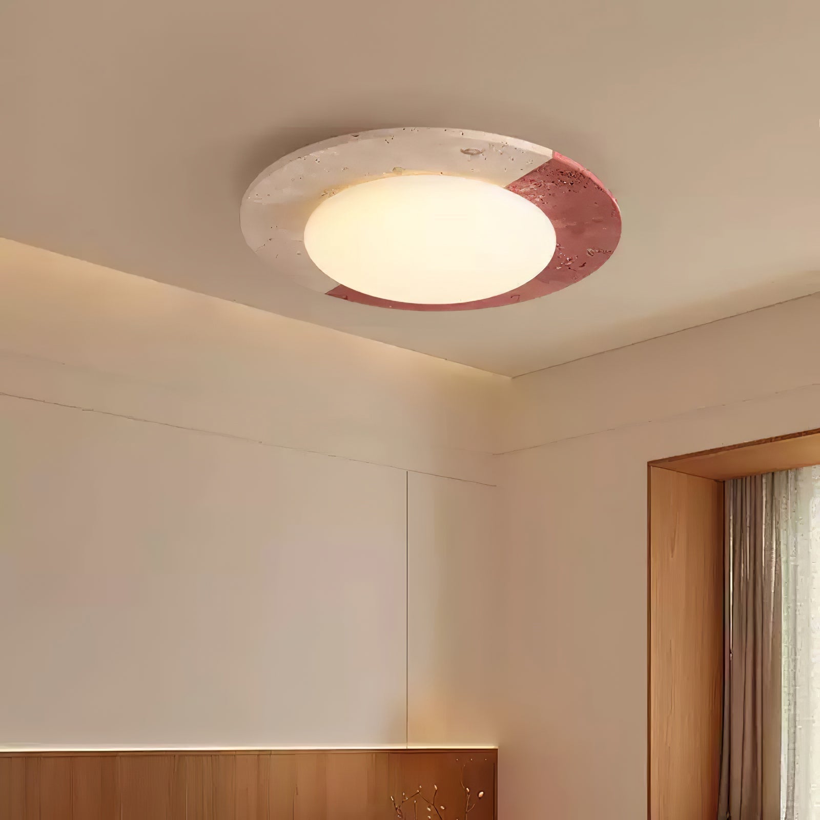 Zeraeos Travertine Ceiling Light - Neutralighting