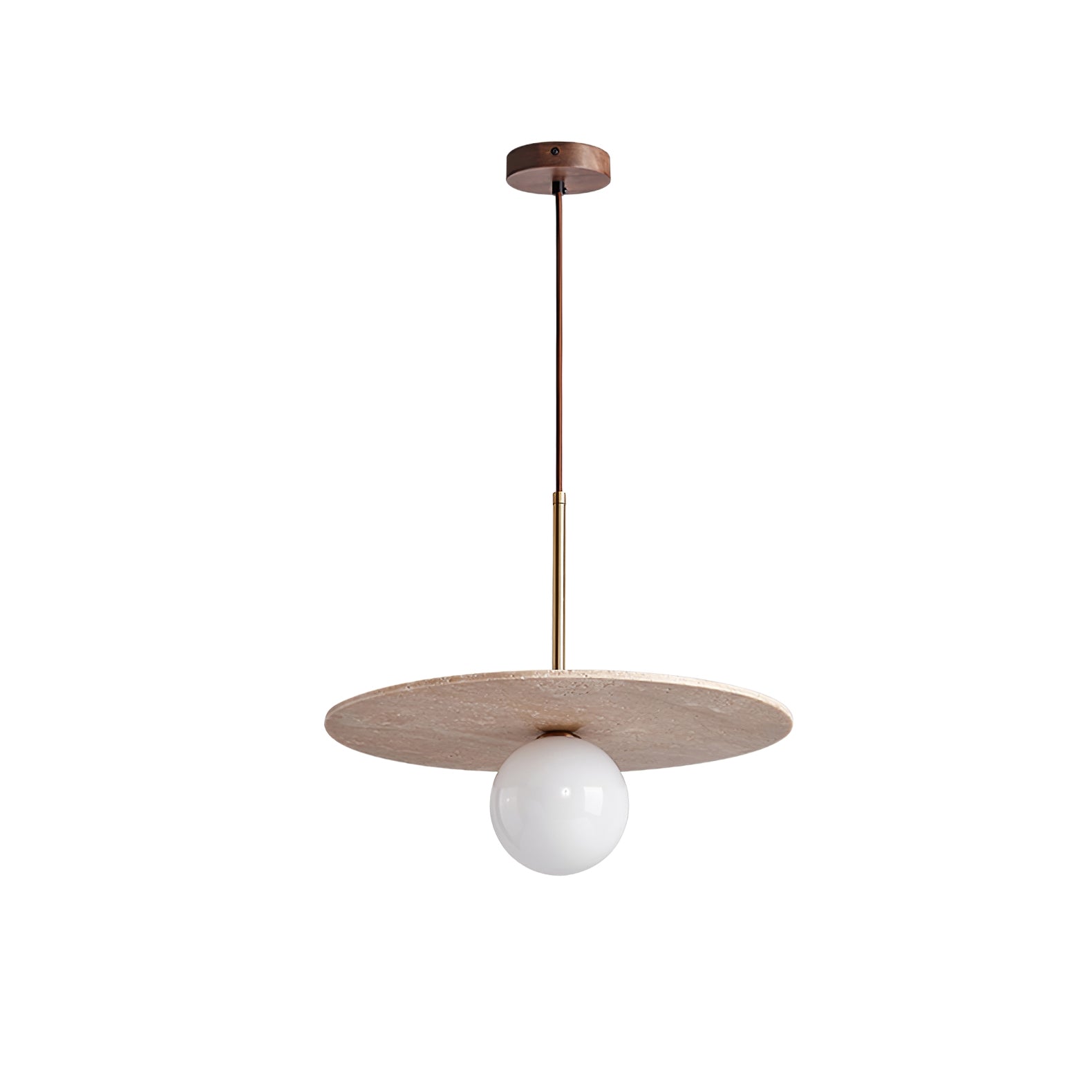 Vera Travertine Pendant Light - Neutralighting