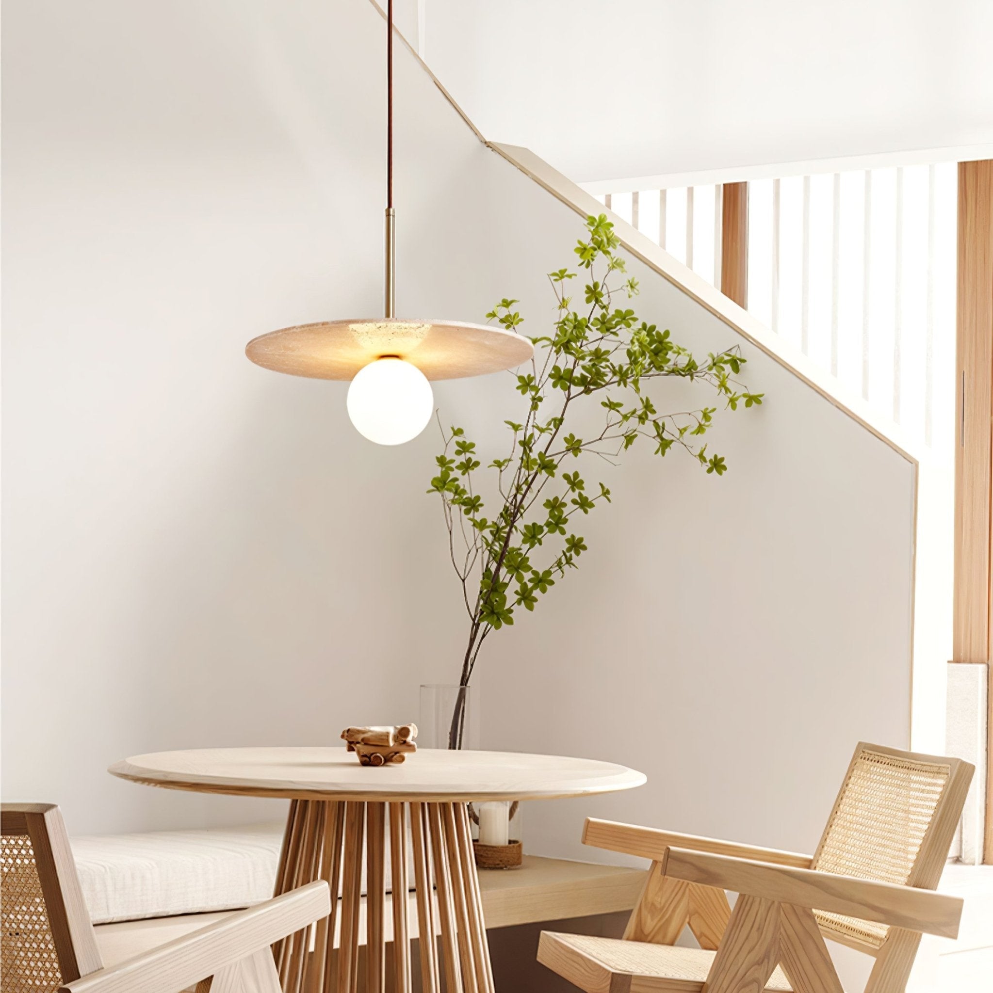 Vera Travertine Pendant Light - Neutralighting