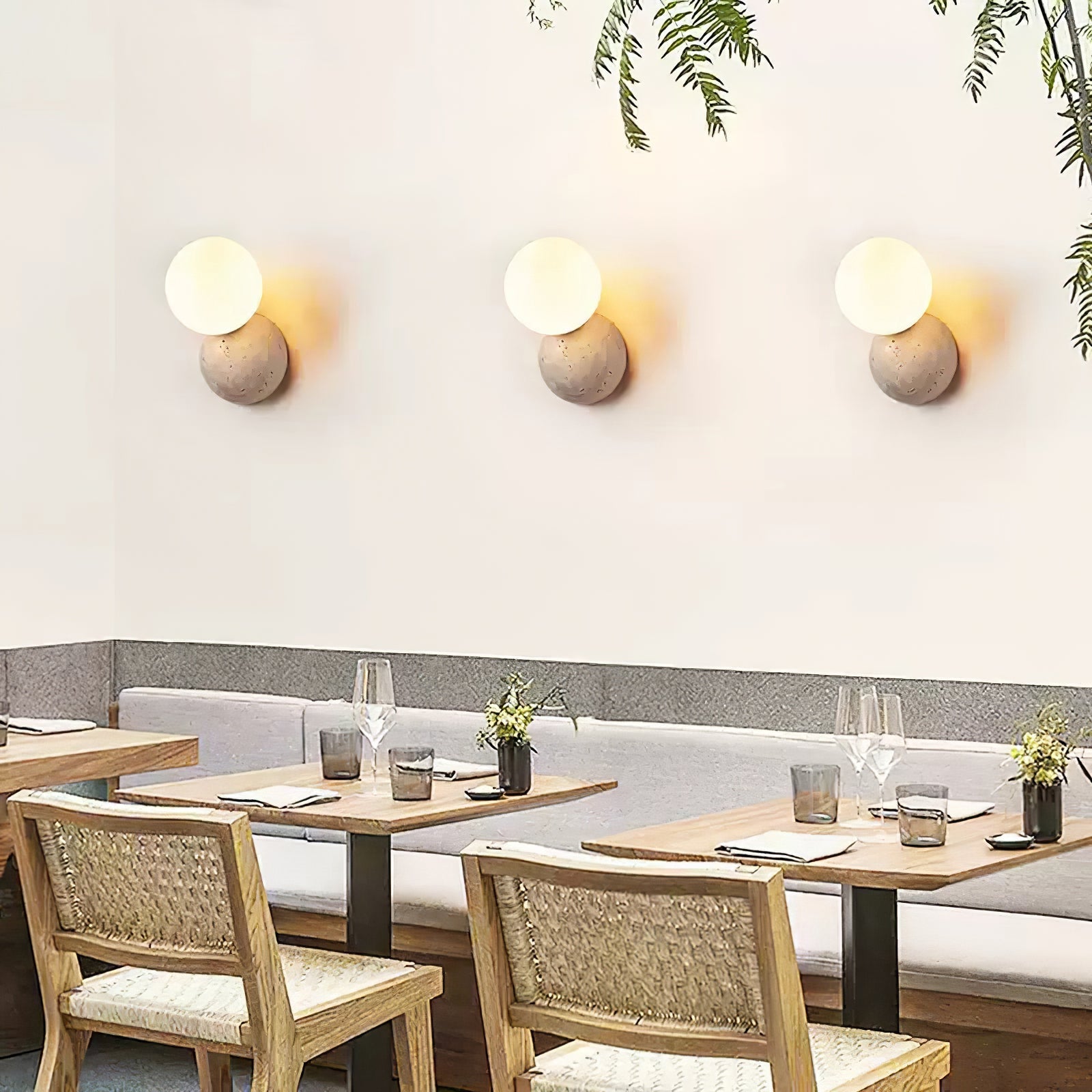 Cethair Travertine Wall Light - Neutralighting