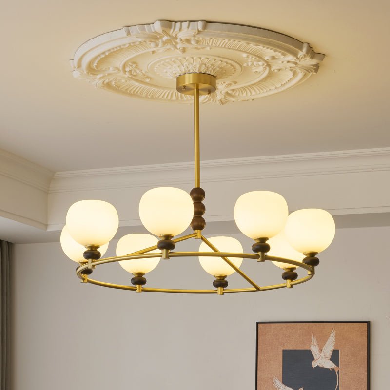 Nydoriel Premium Nordic Art Holz-Kronleuchter-Letslighting