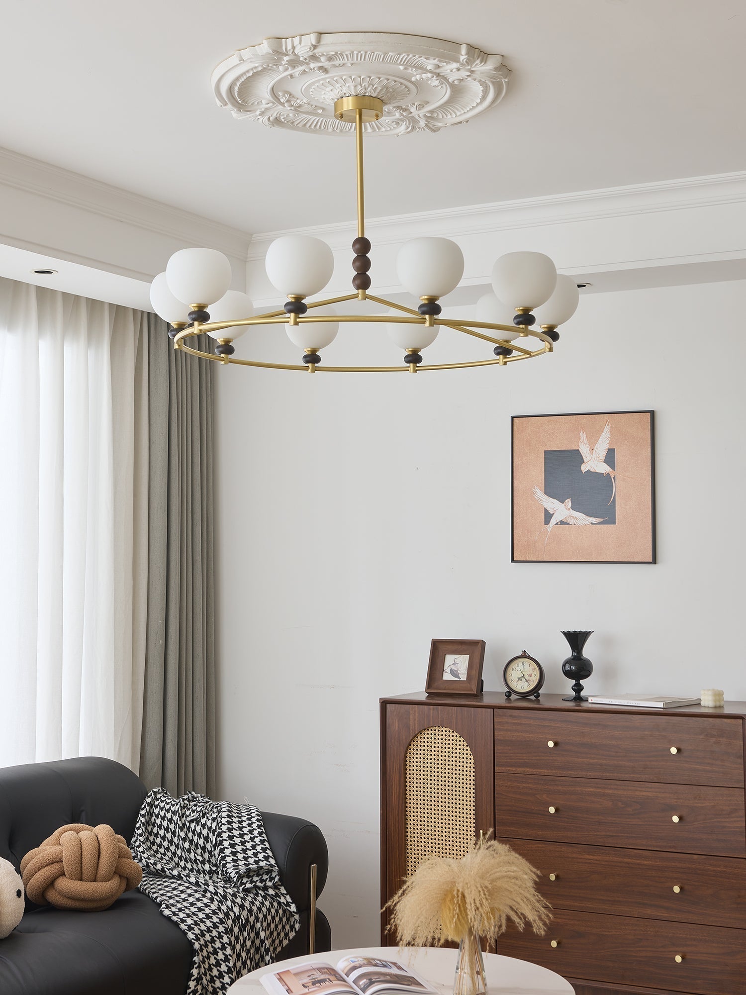 Nydoriel Premium Nordic Art Holz-Kronleuchter-Letslighting