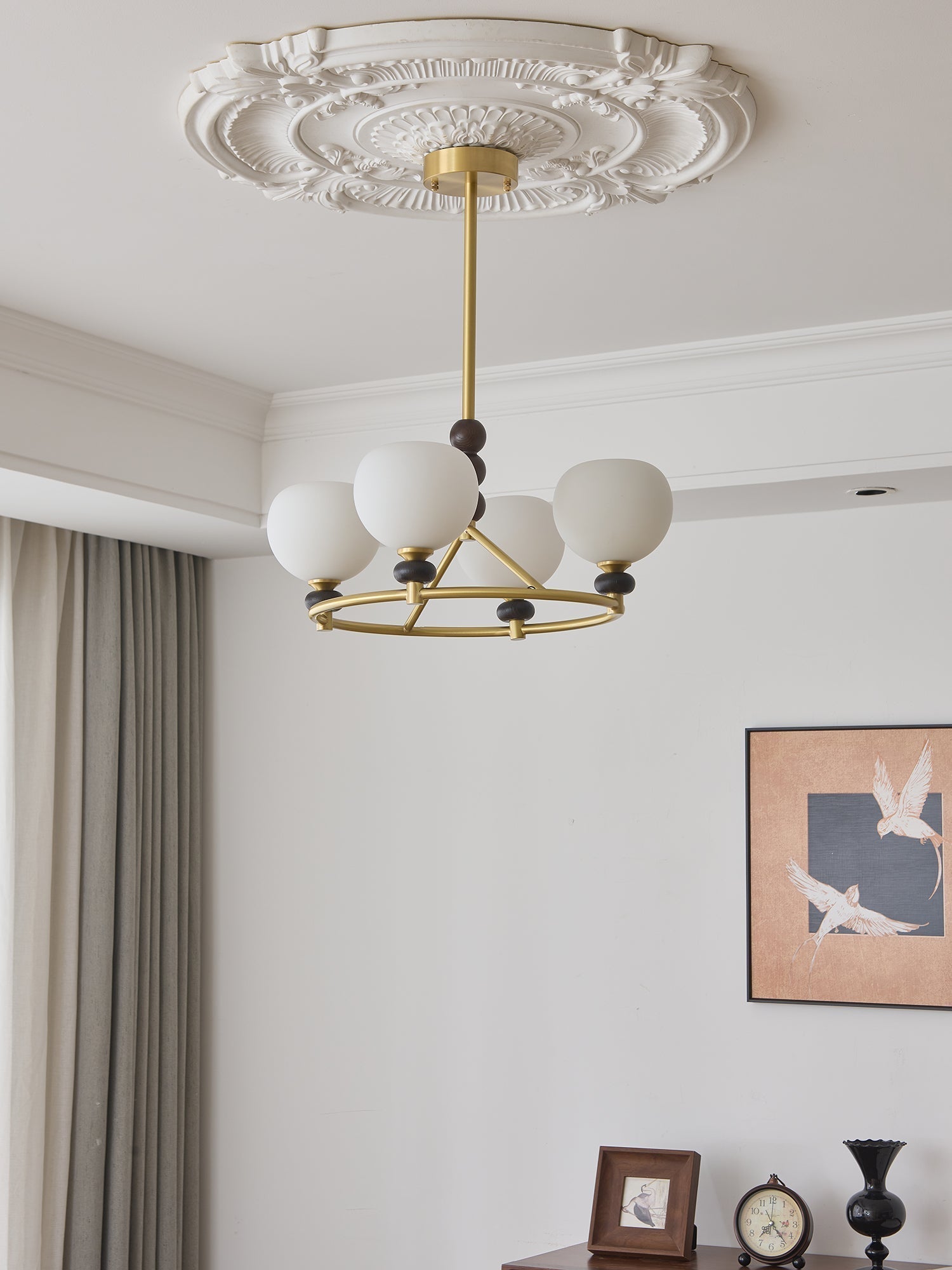 Nydoriel Premium Nordic Art Holz-Kronleuchter-Letslighting