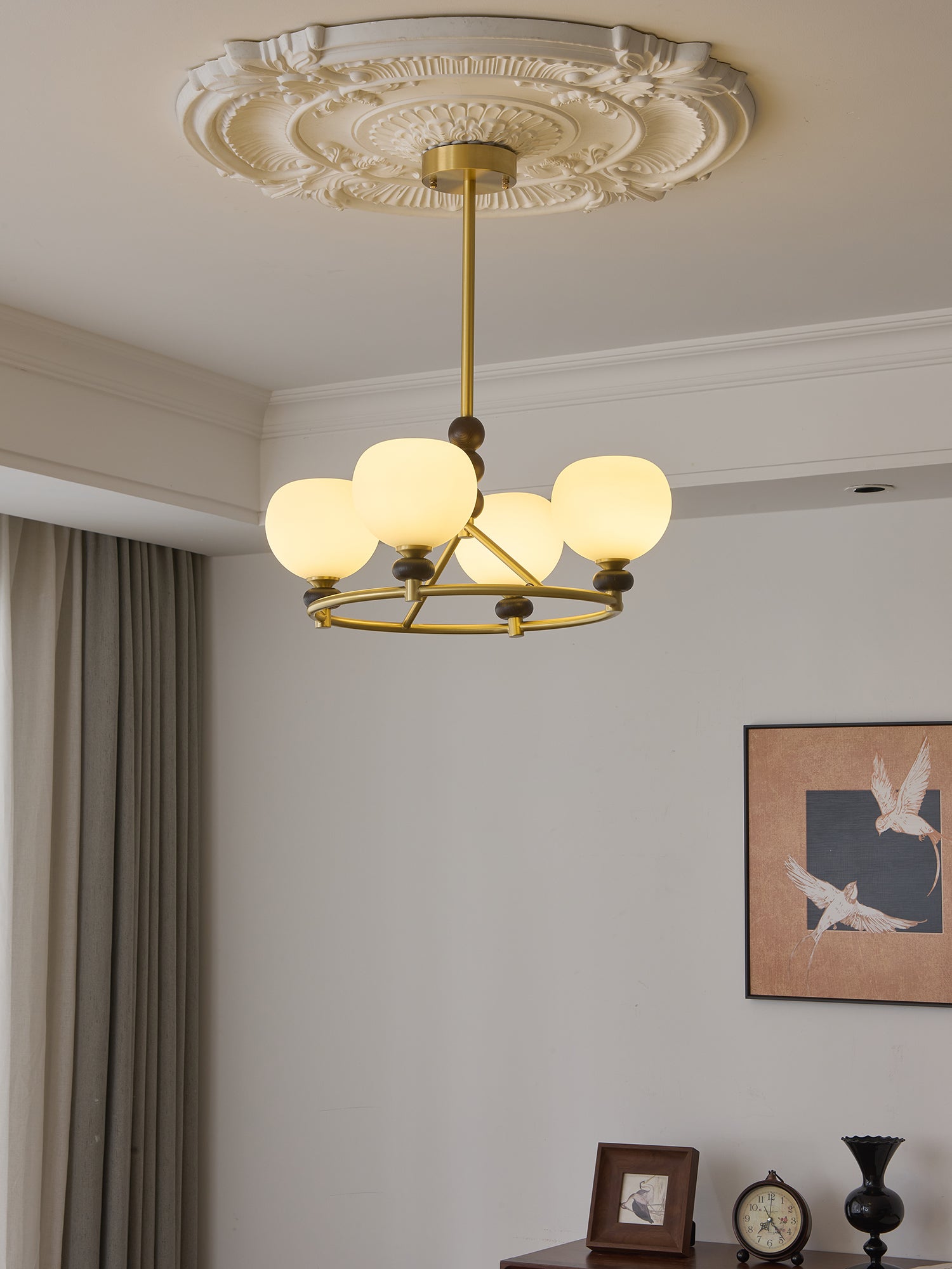 Nydoriel Premium Nordic Art Holz-Kronleuchter-Letslighting