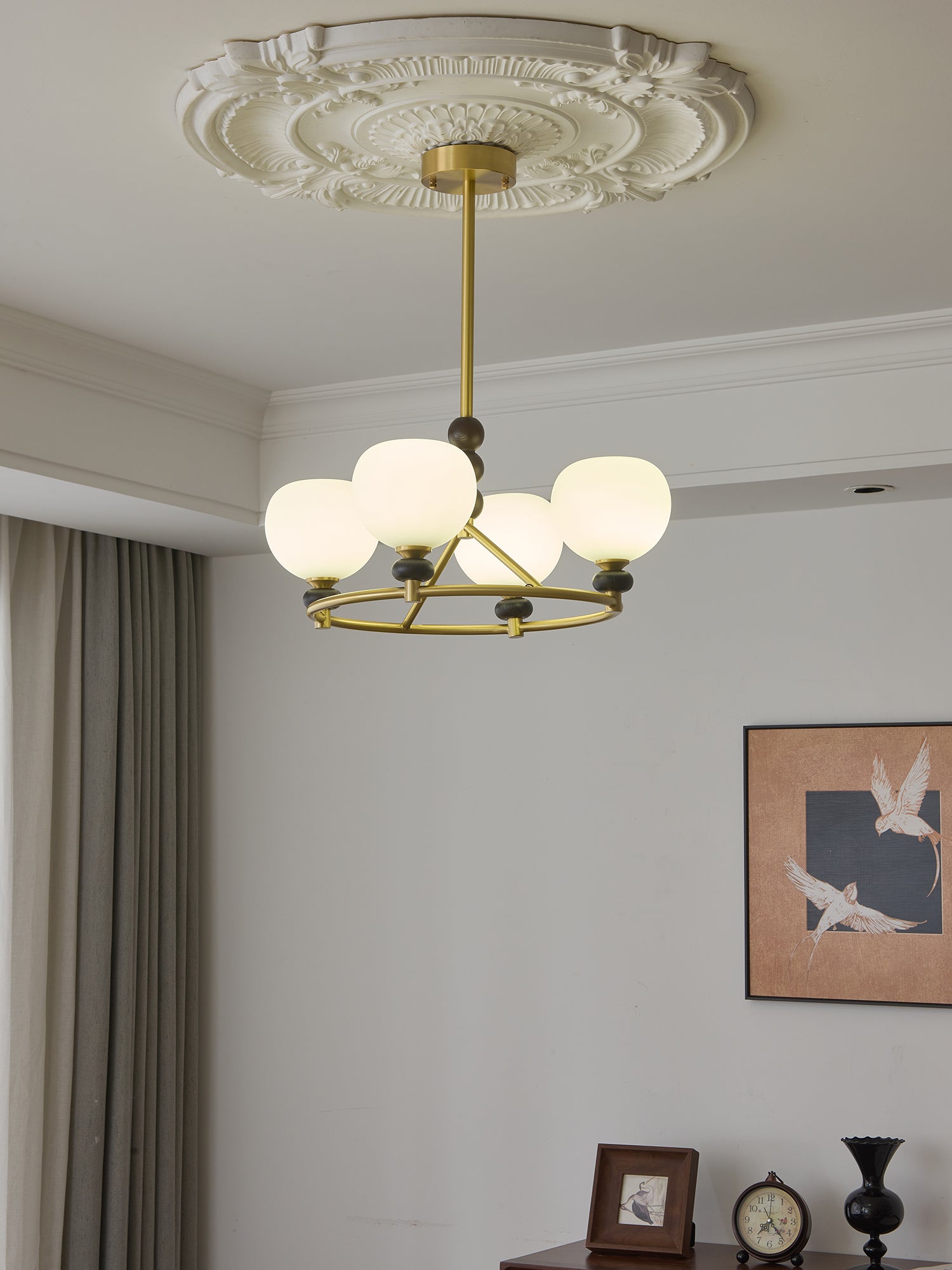 Nydoriel Premium Nordic Art Holz-Kronleuchter-Letslighting