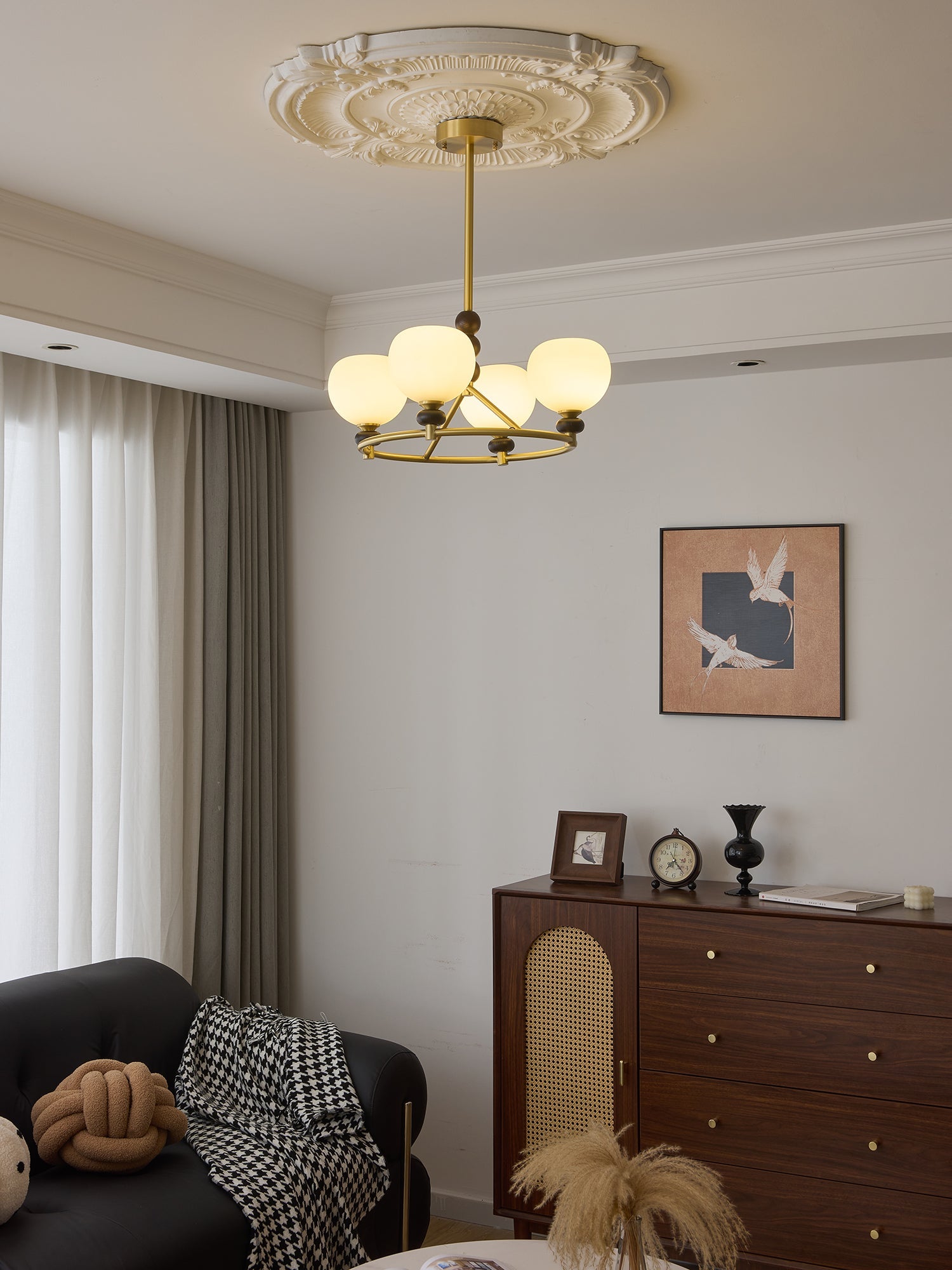 Nydoriel Premium Nordic Art Holz-Kronleuchter-Letslighting