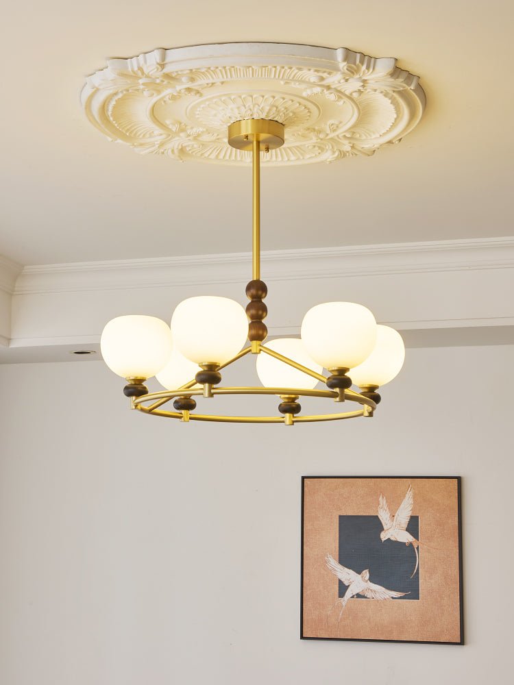 Nydoriel Premium Nordic Art Holz-Kronleuchter-Letslighting
