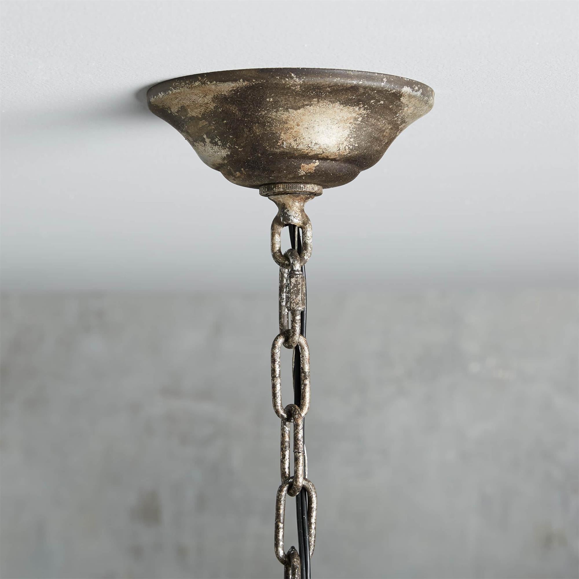 Bolt Industrieller Vintage-Luxus-Kronleuchter aus Bronze-Letslighting