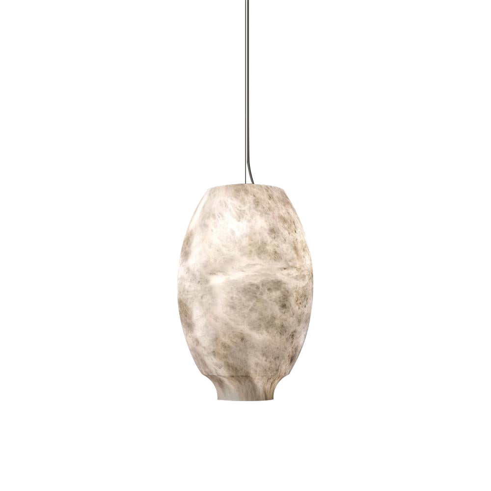 Miroir Modern Minimalist Alabaster Metal Pendant Lamp - Letslighting