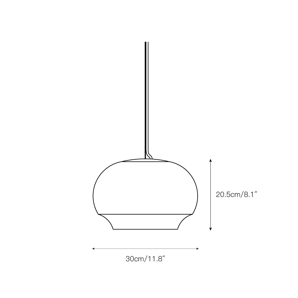 Miroir Modern Minimalist Alabaster Metal Pendant Lamp - Letslighting