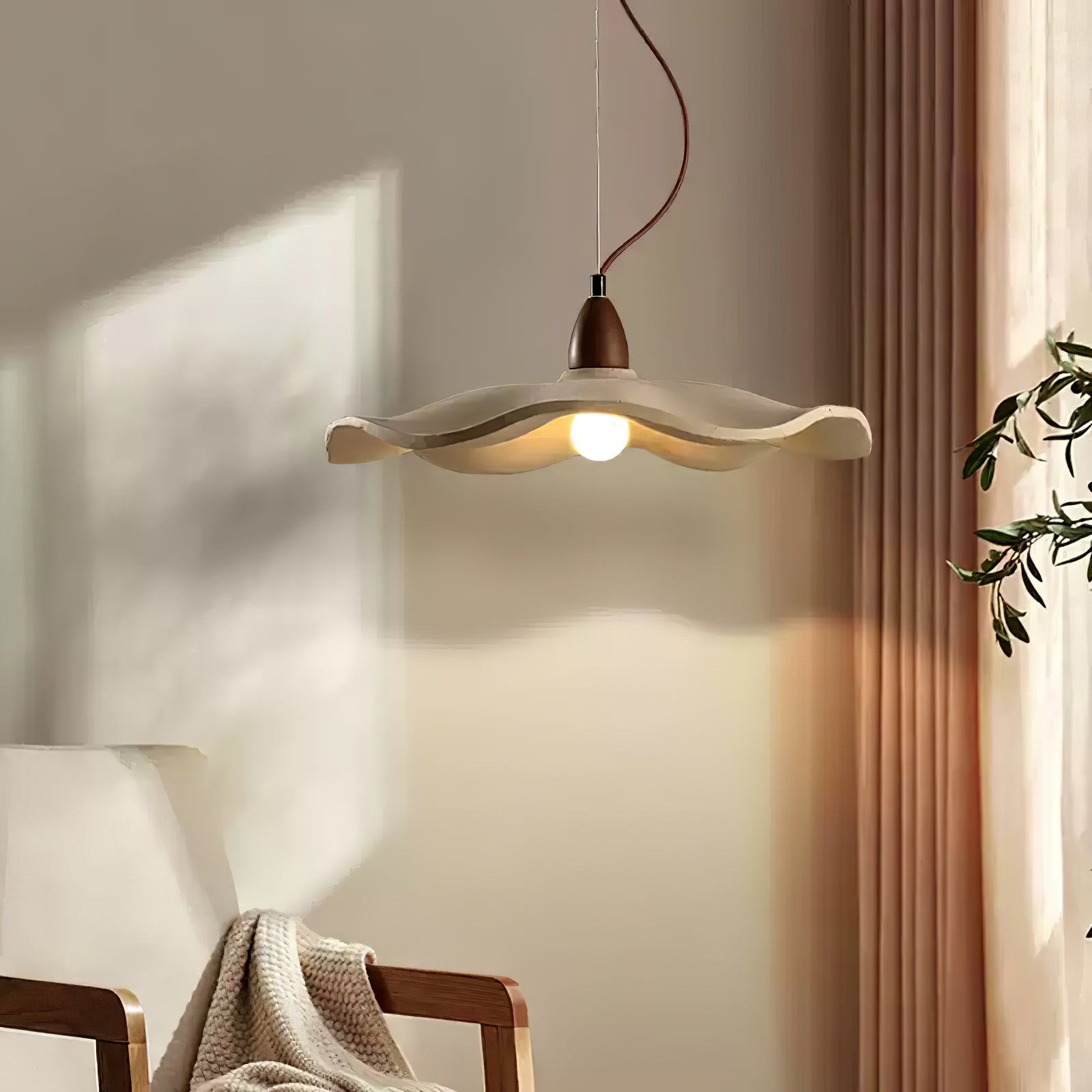 Siro Zement Welle Pendelleuchte-Letslighting