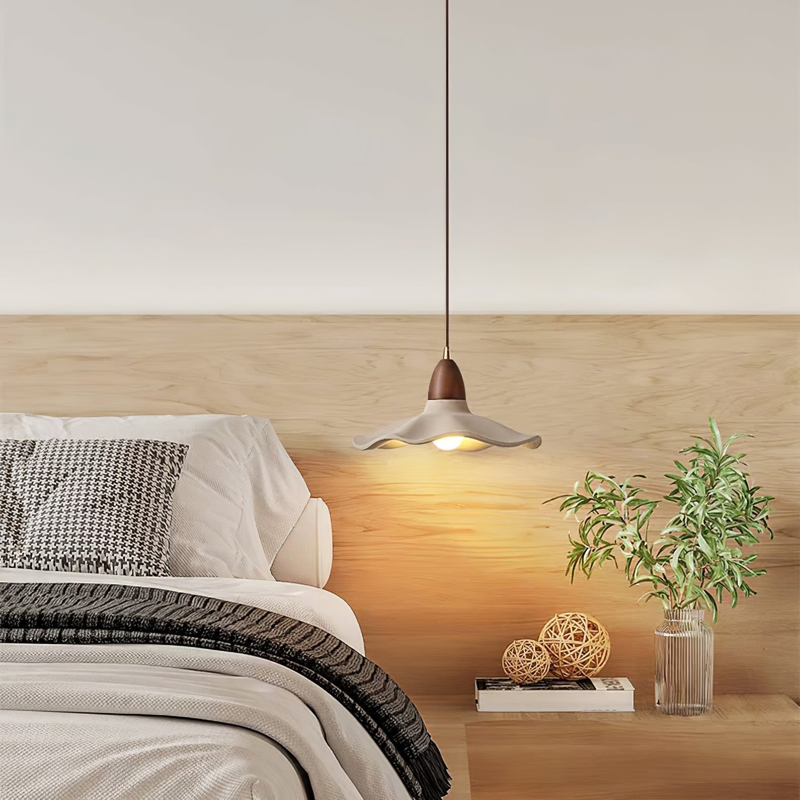 Siro Zement Welle Pendelleuchte-Letslighting