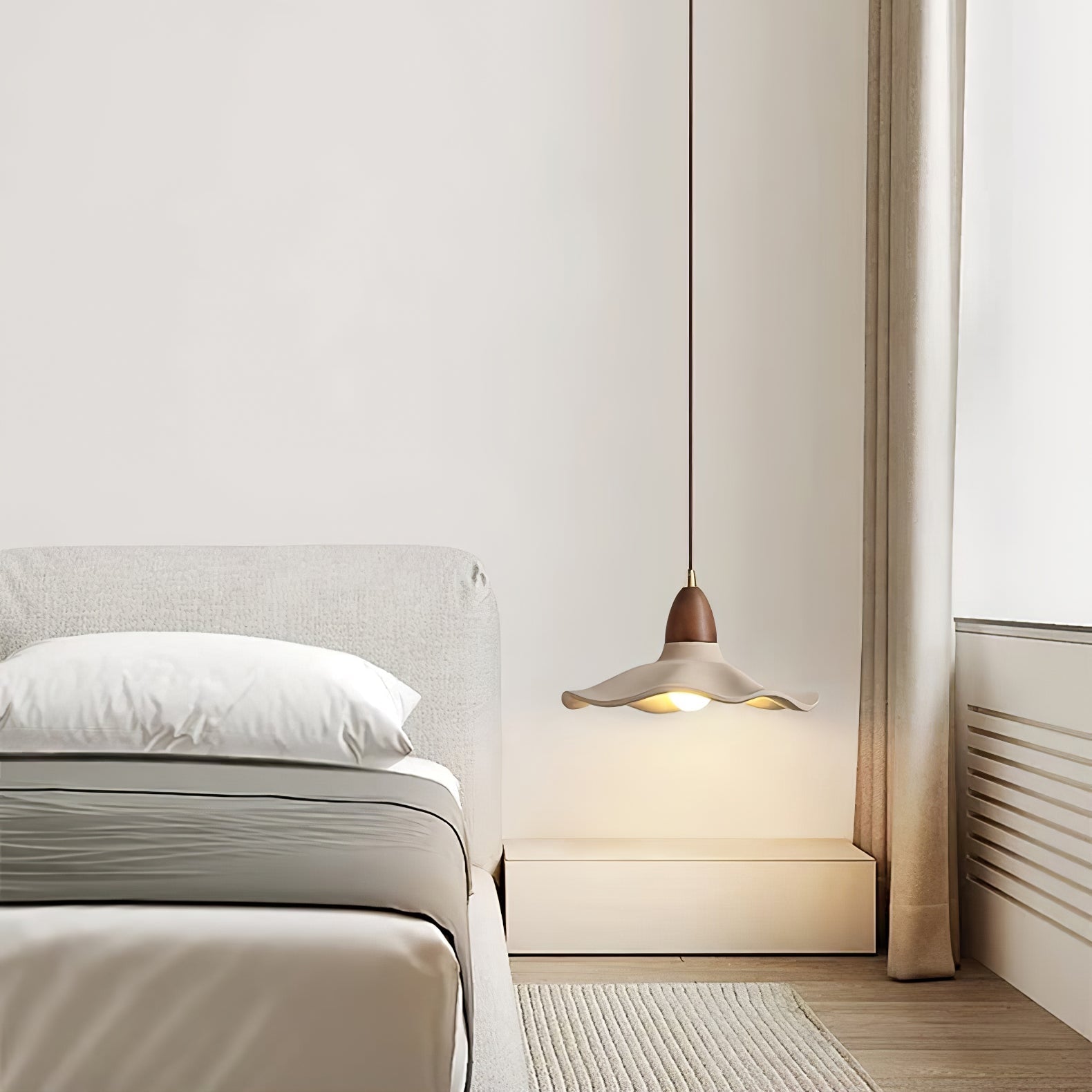Siro Zement Welle Pendelleuchte-Letslighting