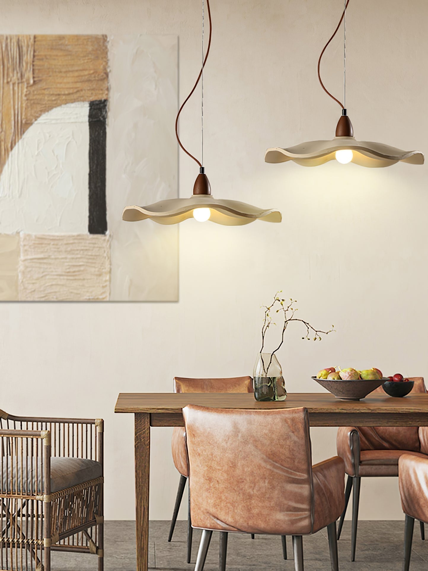 Siro Zement Welle Pendelleuchte-Letslighting