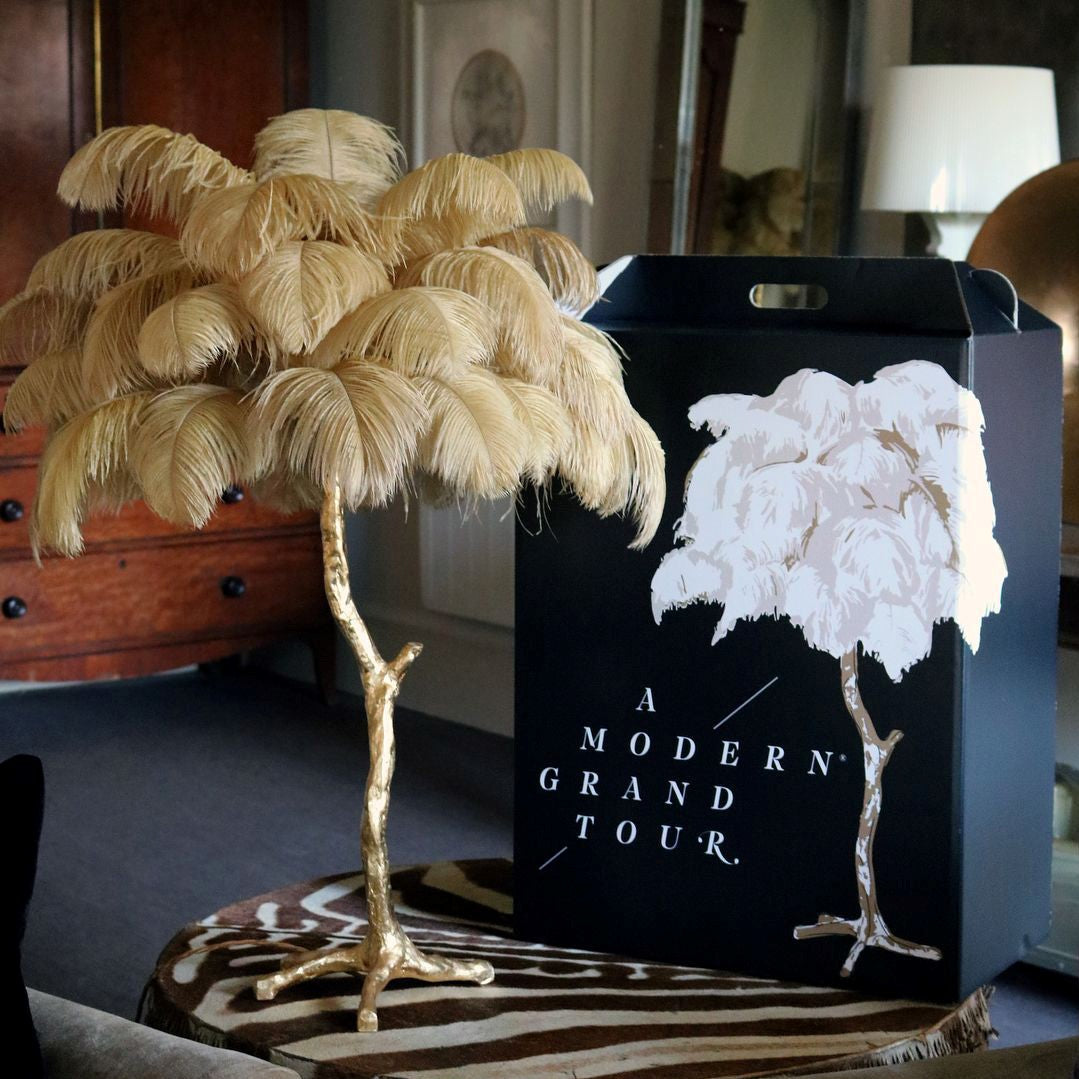 O'Moore Modern Mehrfarbig LED Stehlampe Feder Esszimmer/Wohnzimmer