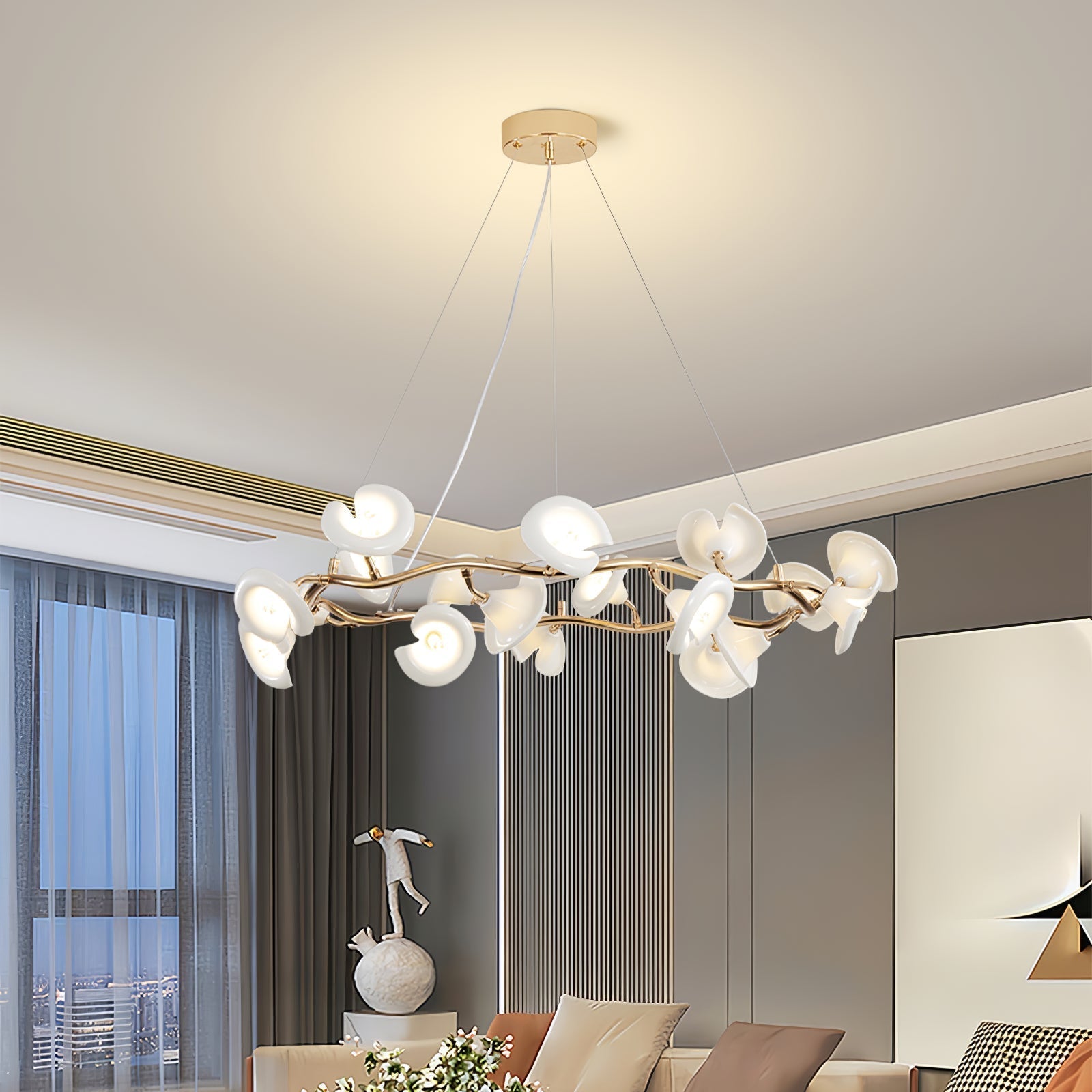 Aurora Kronleuchter Blüte Zweig Elegant-Letslighting