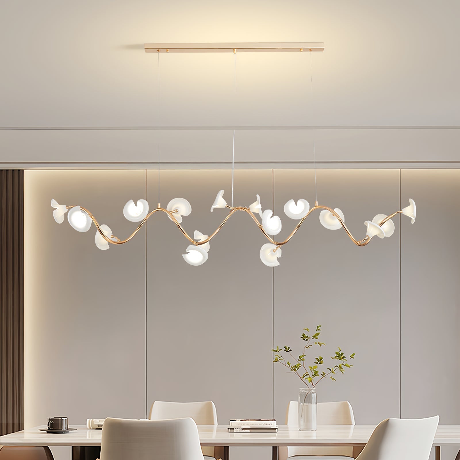 Aurora Kronleuchter Blüte Zweig Elegant-Letslighting