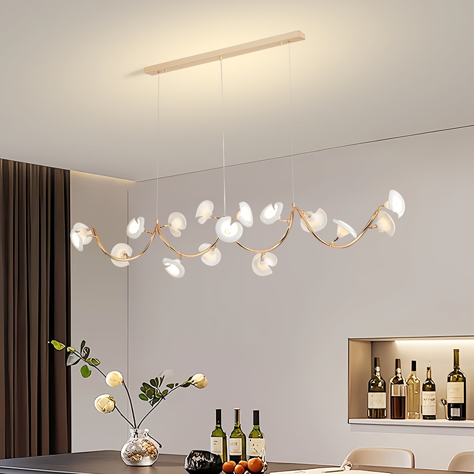Aurora Kronleuchter Blüte Zweig Elegant-Letslighting