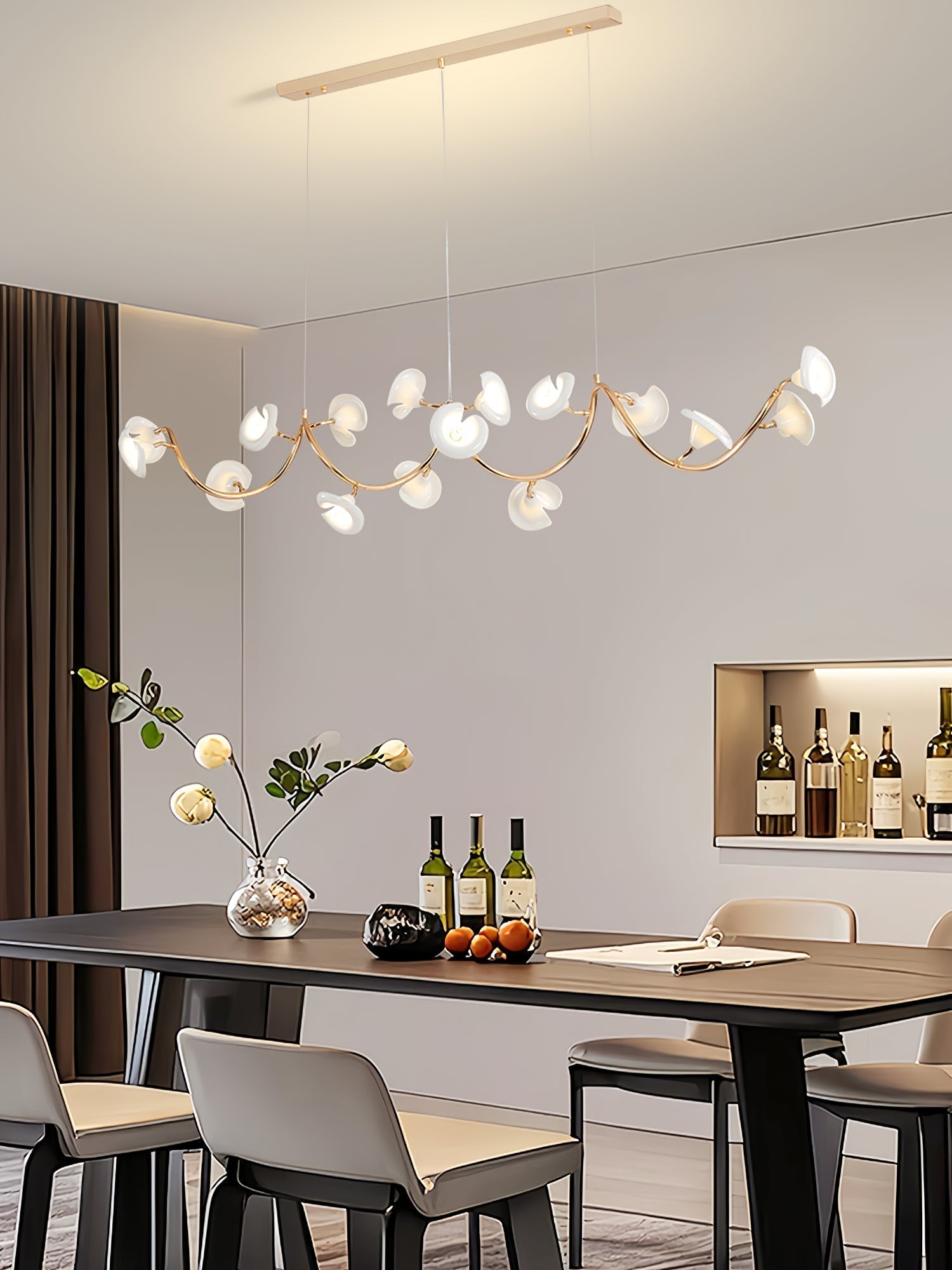 Aurora Kronleuchter Blüte Zweig Elegant-Letslighting