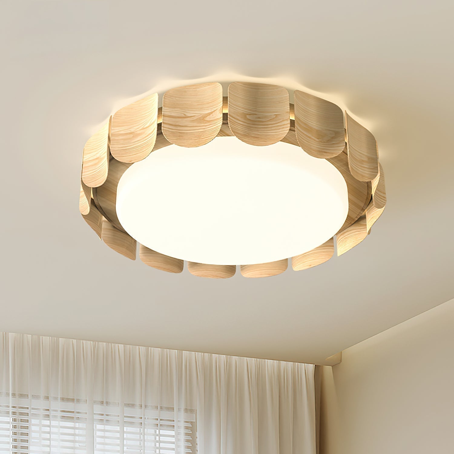 Ardura Walnuss LED Deckenleuchte-Letslighting