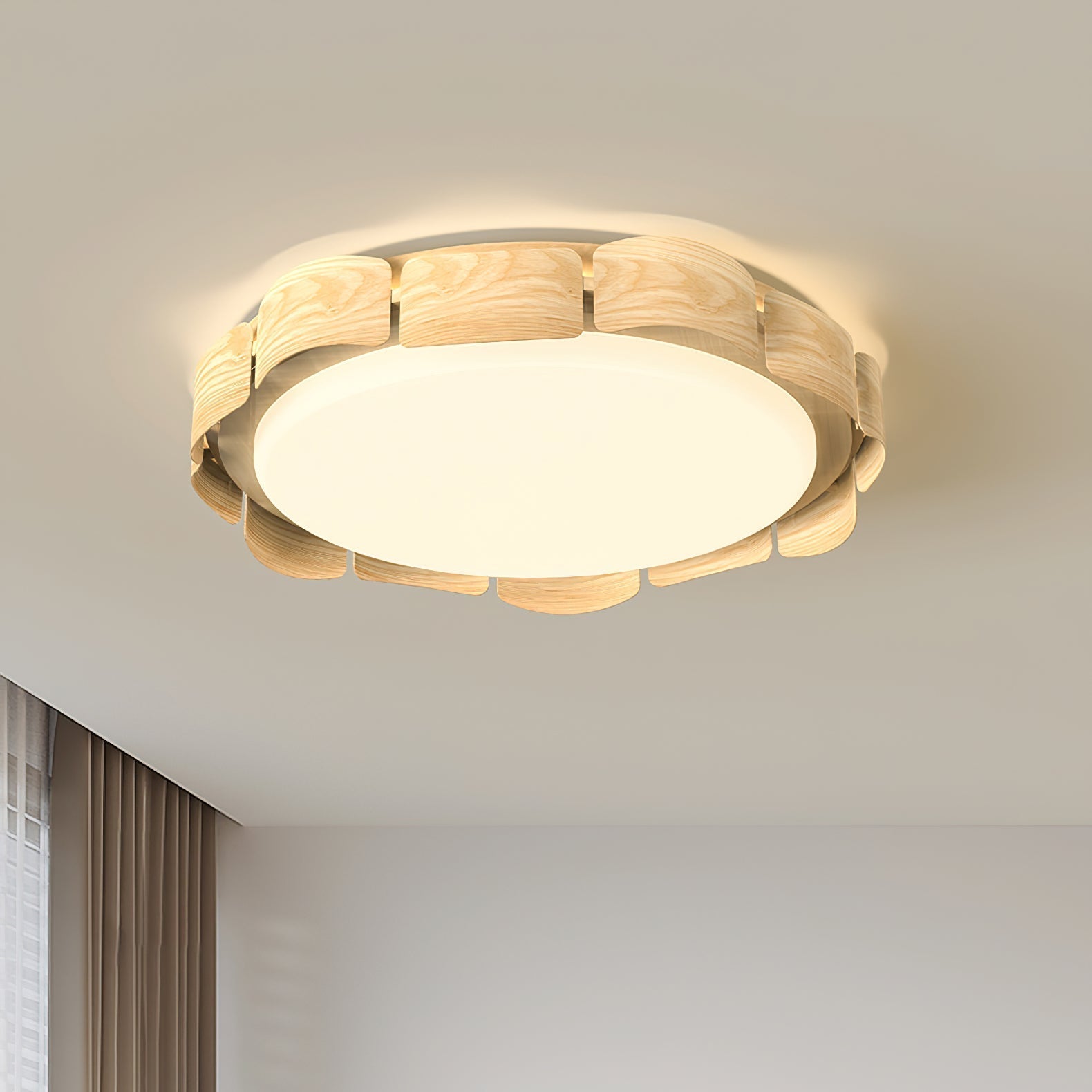Ardura Walnuss LED Deckenleuchte-Letslighting