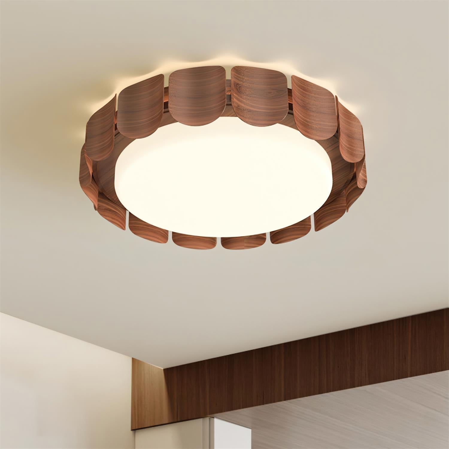 Ardura Walnuss LED Deckenleuchte-Letslighting