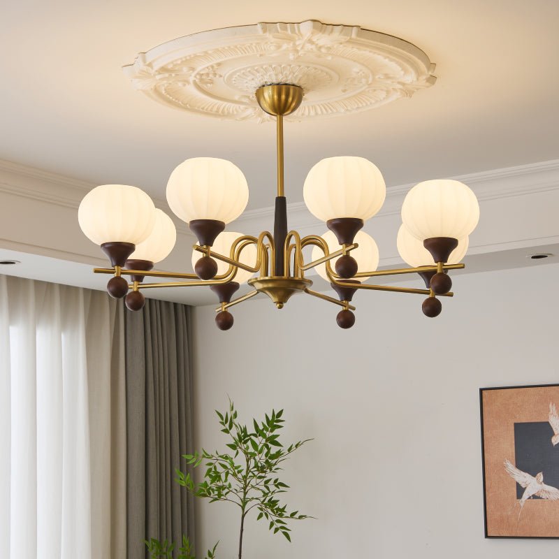 Anorionis Traditioneller Kronleuchter aus Hochwertigem Holz-Letslighting