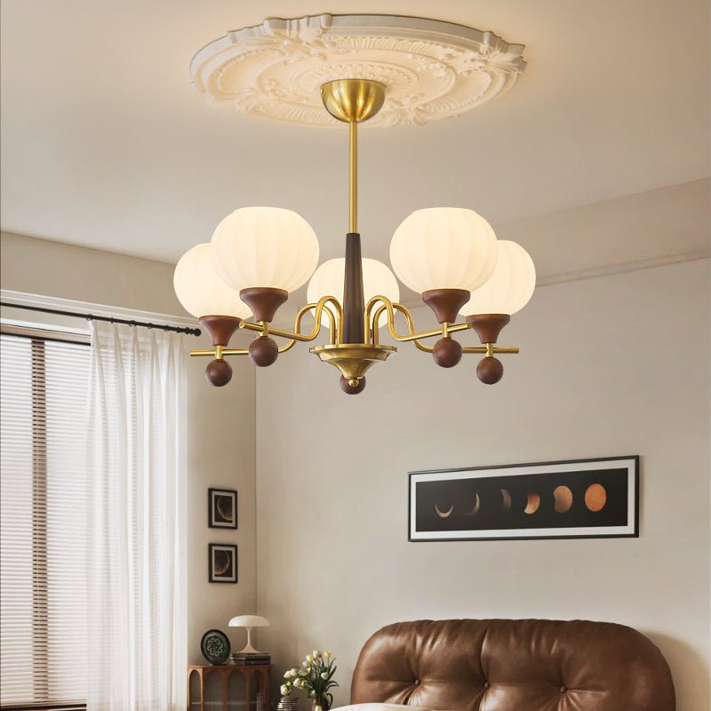 Anorionis Traditioneller Kronleuchter aus Hochwertigem Holz-Letslighting