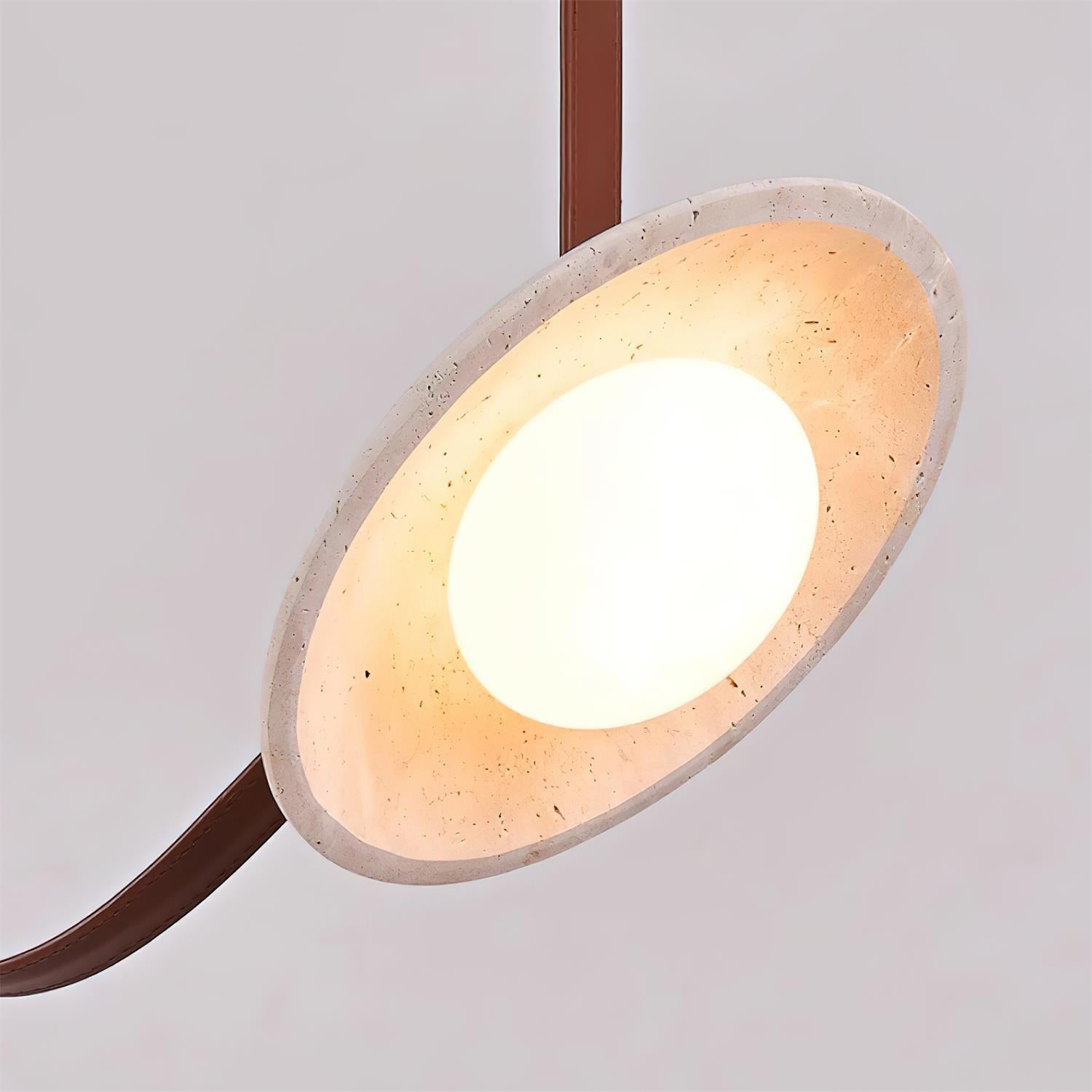 Ritta Kronleuchter Travertin Multi-Pendelleuchte-Letslighting