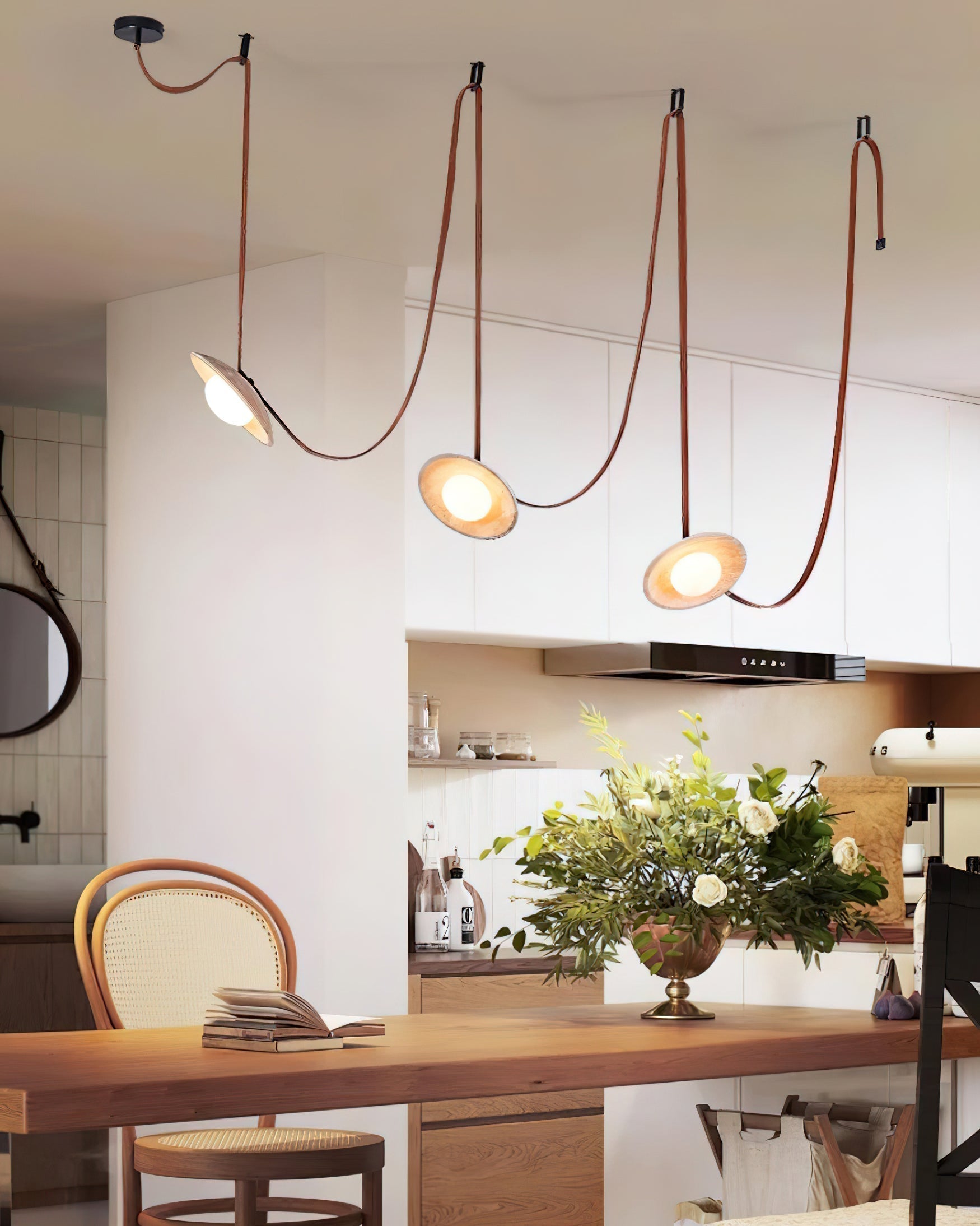 Ritta Kronleuchter Travertin Multi-Pendelleuchte-Letslighting