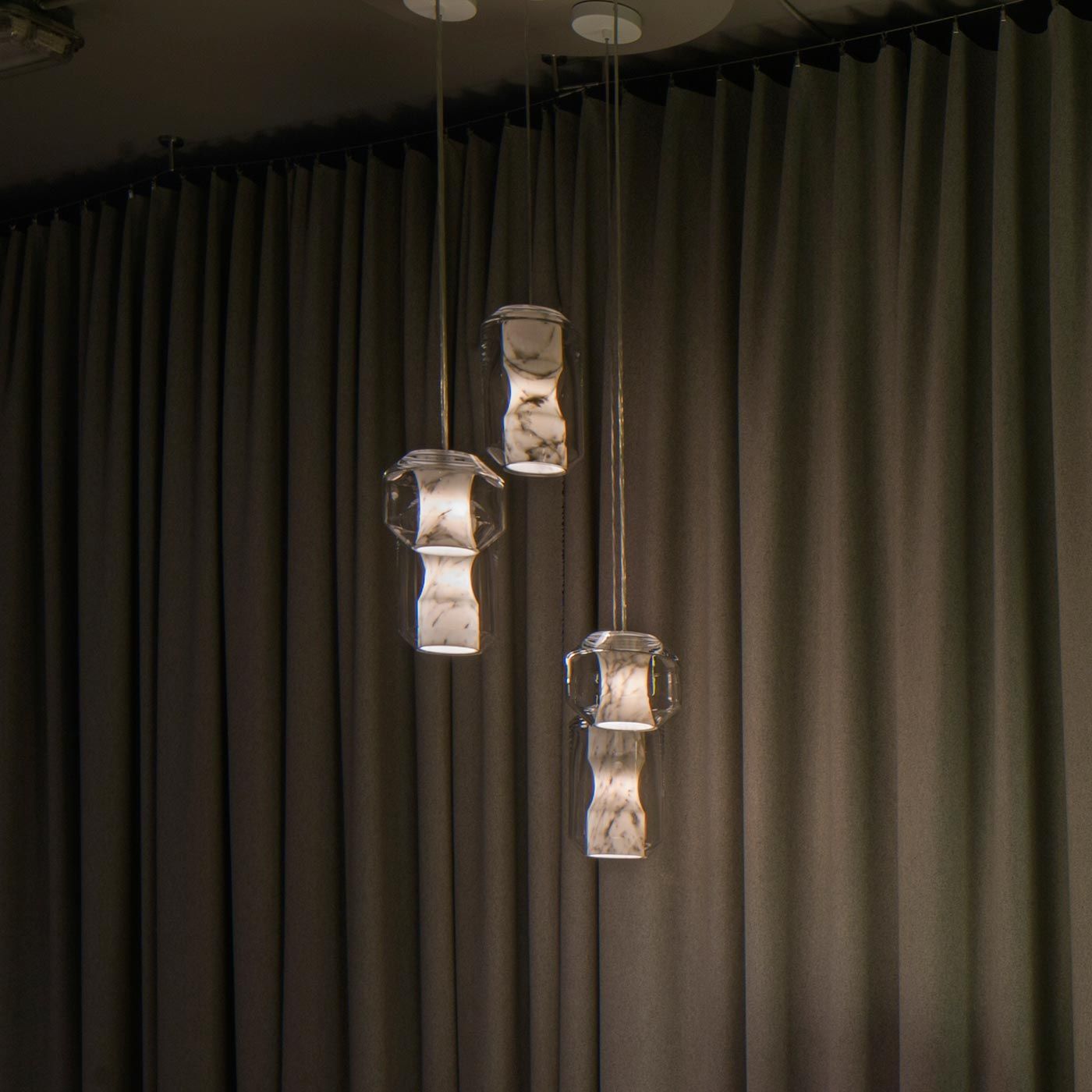 Allirila Modern Minimalist Alabaster Glass Pendant Lamp - Letslighting